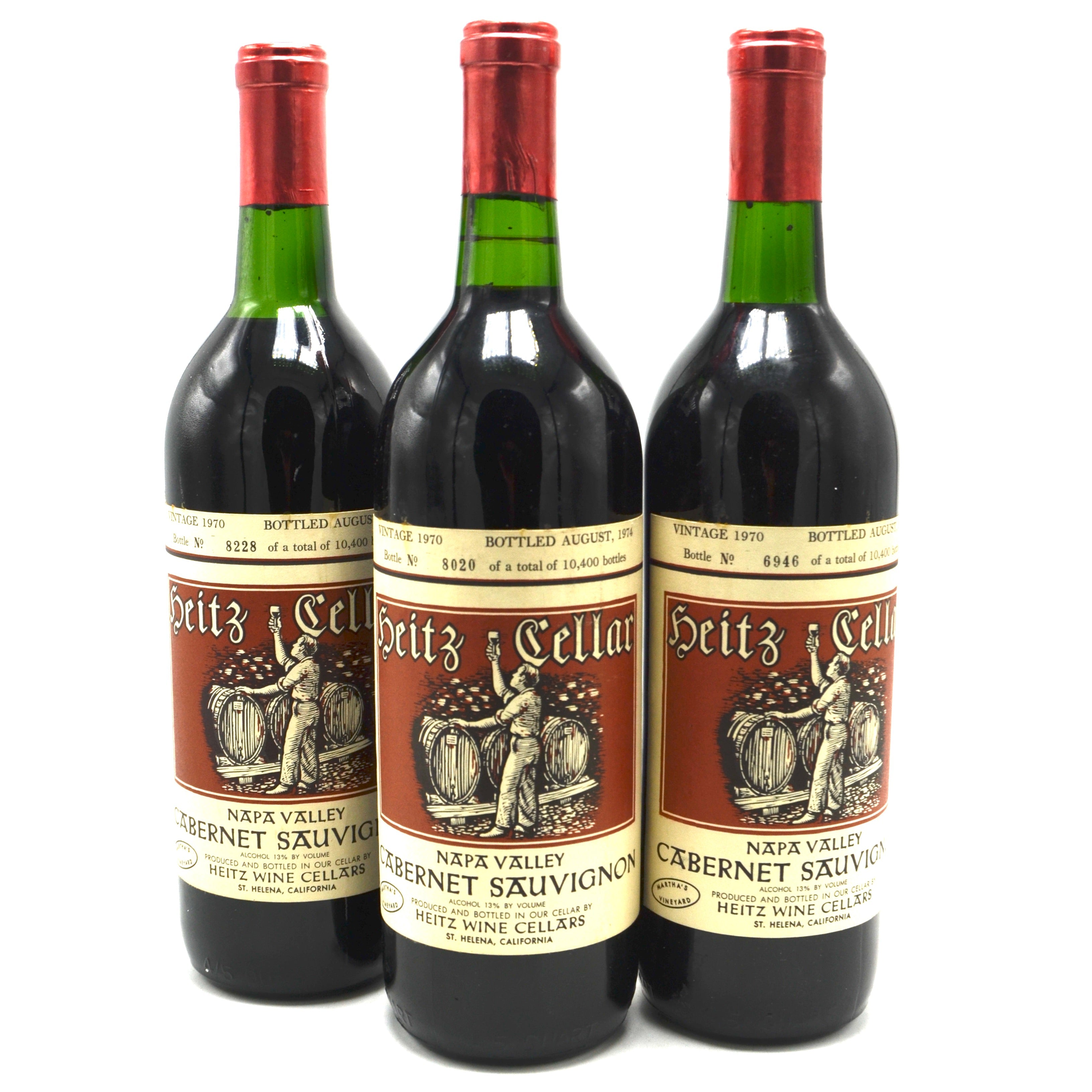 1970 Heitz Cellars Cabernet Sauvignon, Martha's Vineyard, Napa Valley