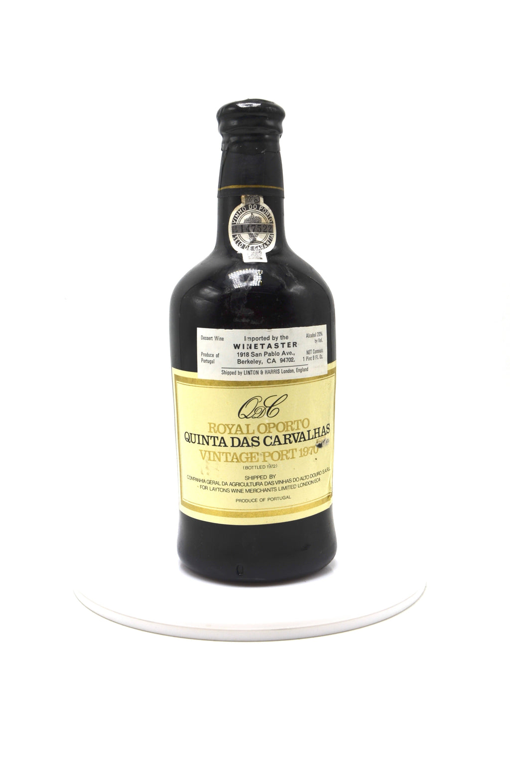 1970 Royal Oporto Quinta das Carvalhas Vintage Port