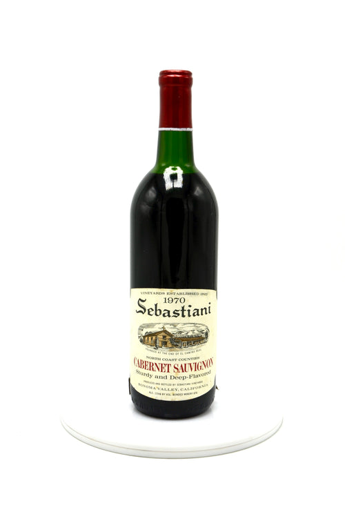 1970 Sebastiani Vineyards Cabernet Sauvignon, North Coast, Sonoma County