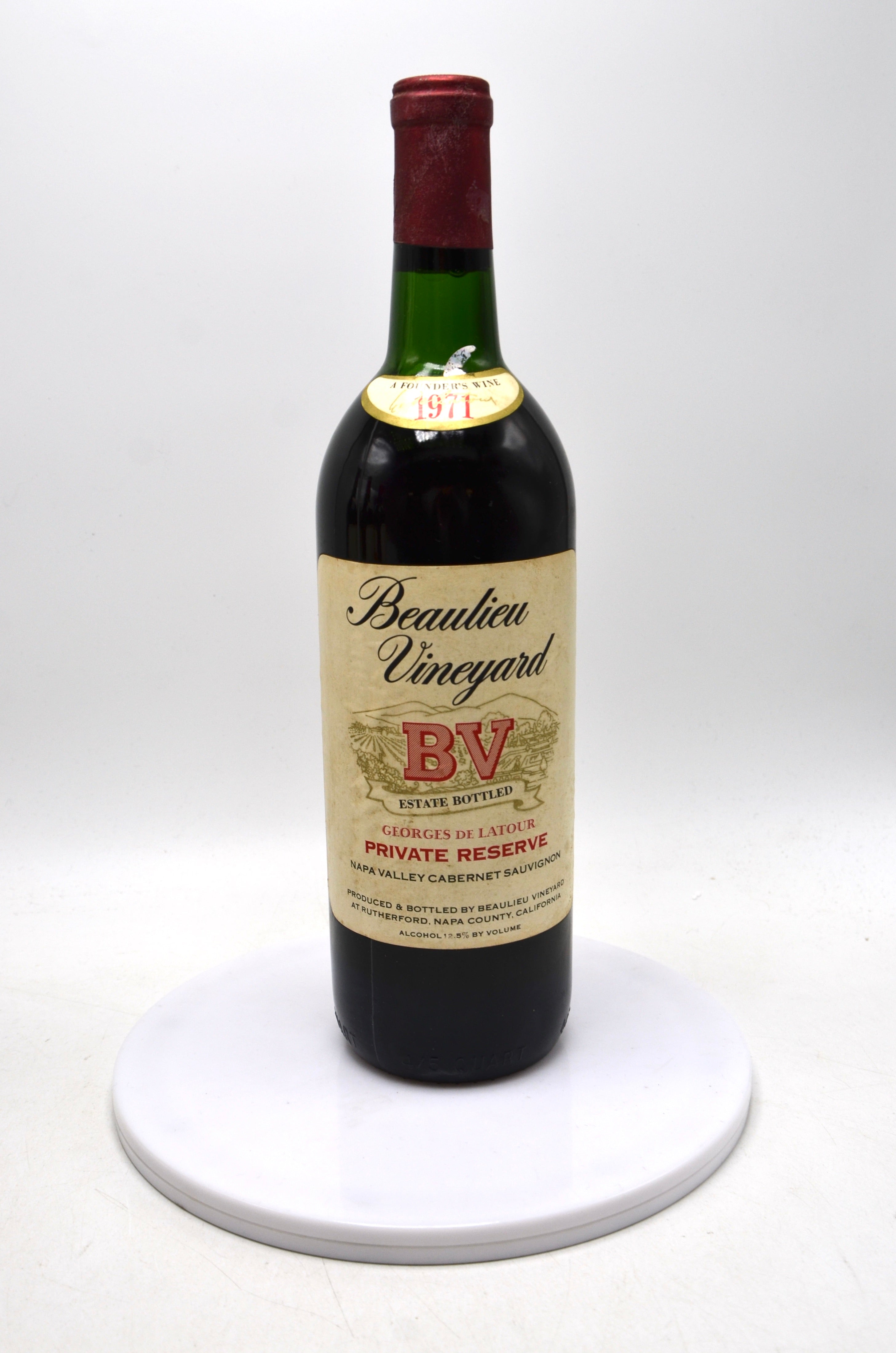 1971 Beaulieu Vineyard Georges de Latour Private Reserve Cabernet Sauvignon, Napa Valley