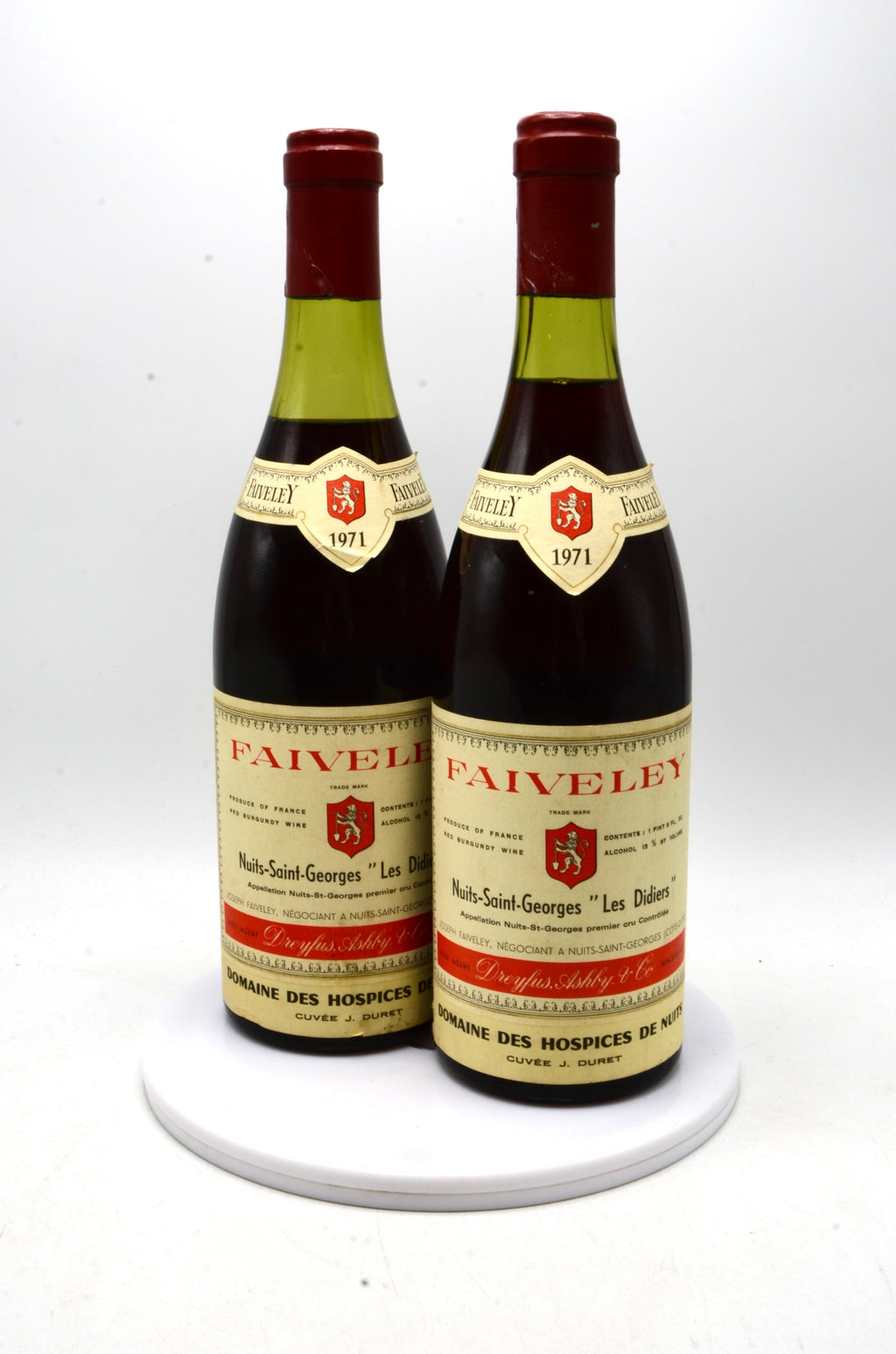 1971 Domaine Faiveley Nuits-Saint-Georges, Les Didiers, Premier Cru