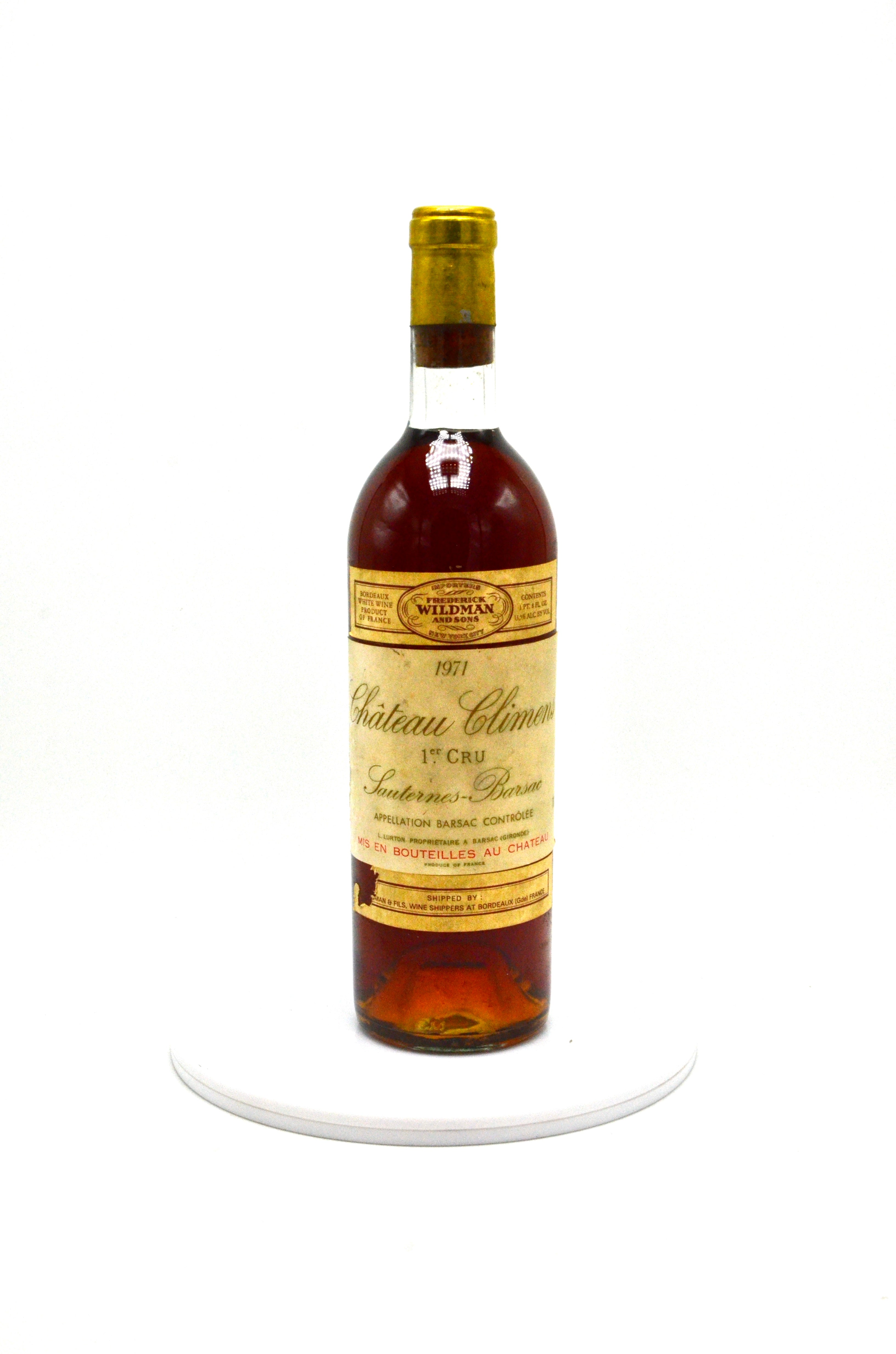 1971 Château Climens, Barsac