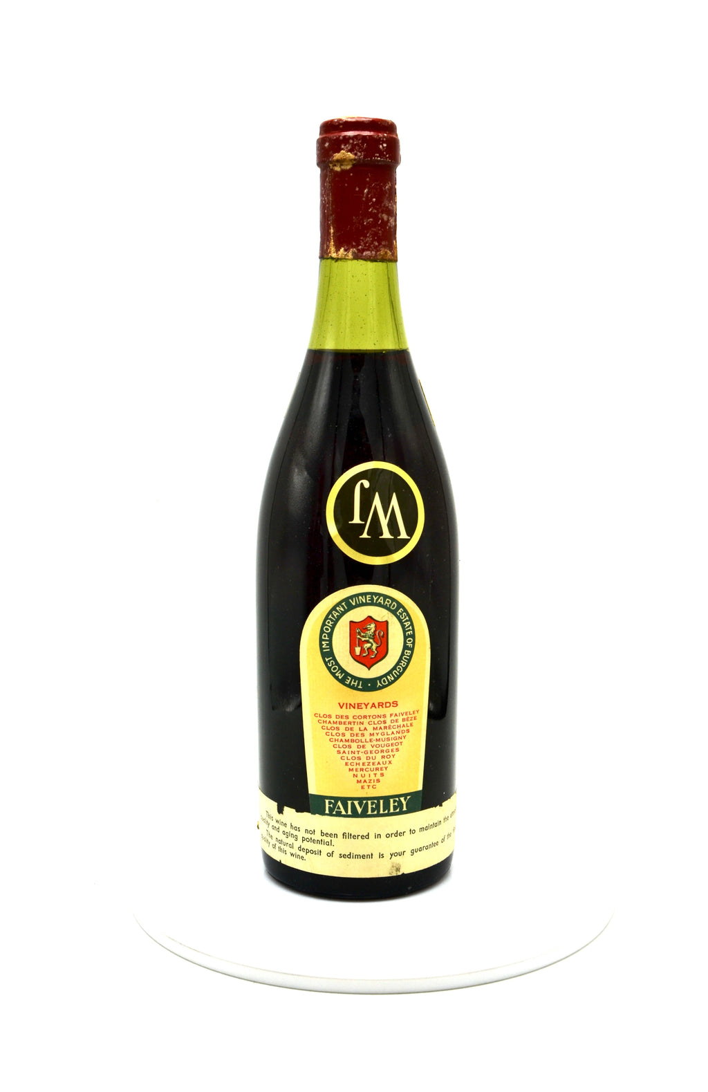 1971 Domaine Faiveley Corton, Clos des Cortons, Monopole, Grand Cru