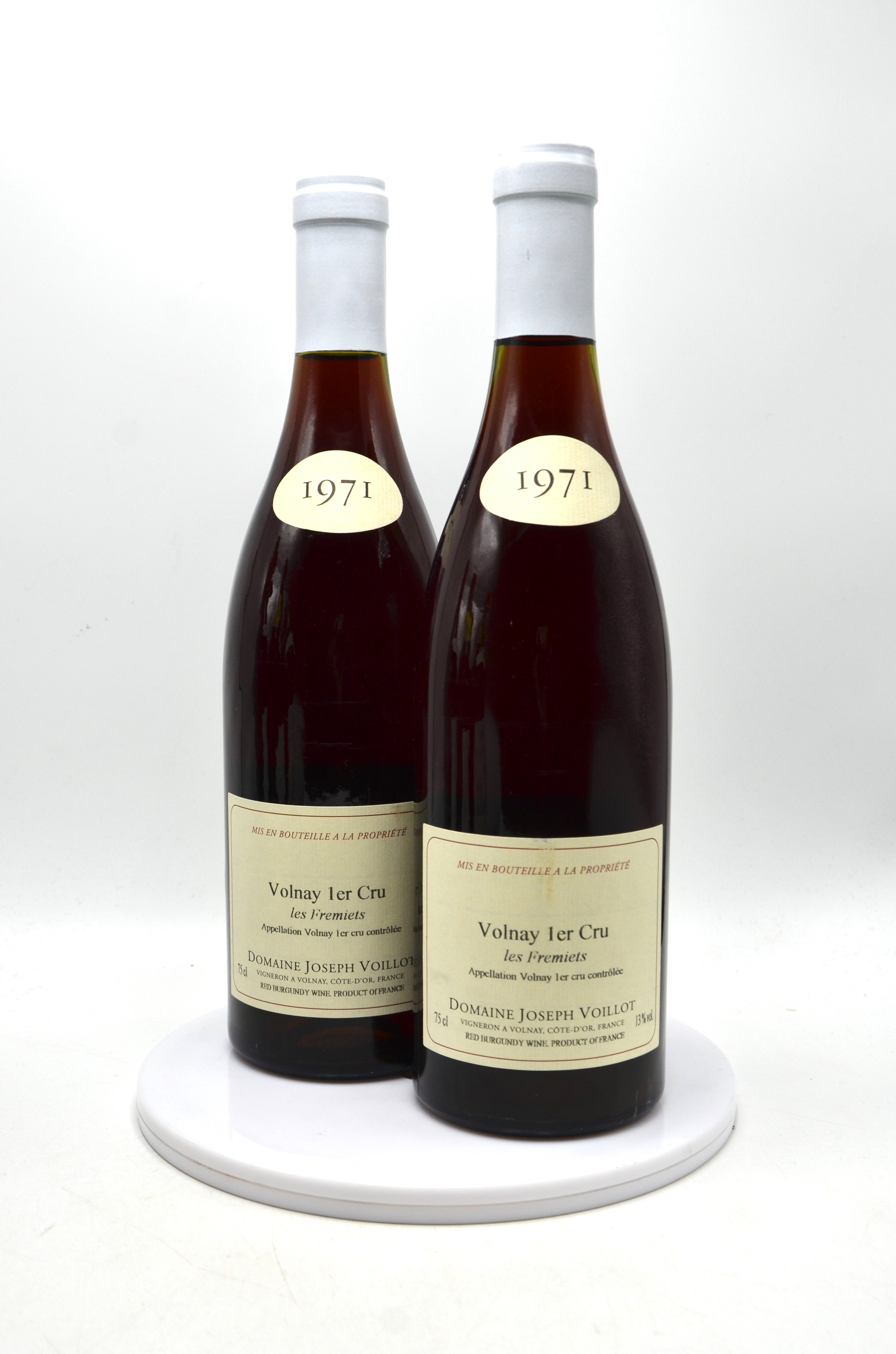 1971 Domaine Joseph Voillot Volnay, Les Fremiets, Premier Cru
