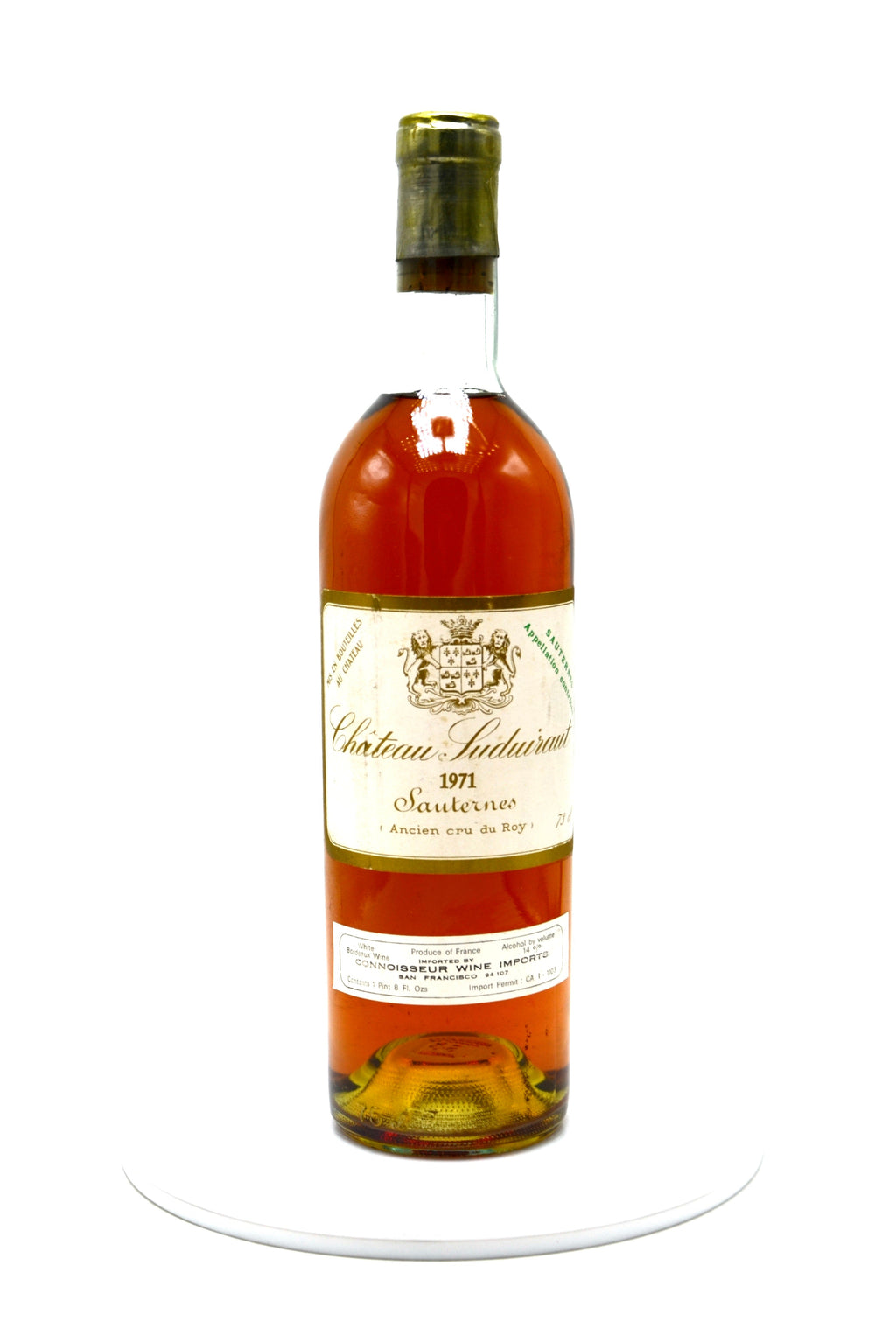 1971 Château Suduiraut, Sauternes