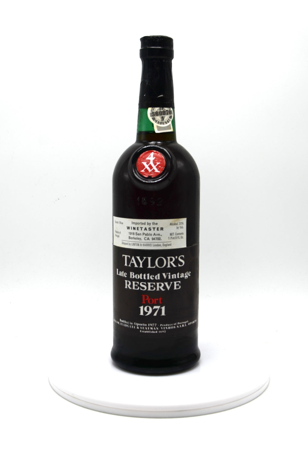 1971 Taylor Fladgate Late Bottled Vintage Port