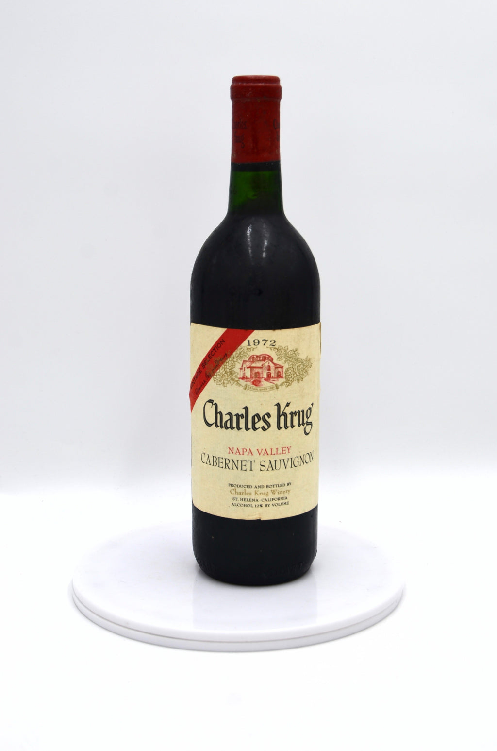 1972 Charles Krug Cabernet Sauvignon, Vintage Selection, Napa Valley