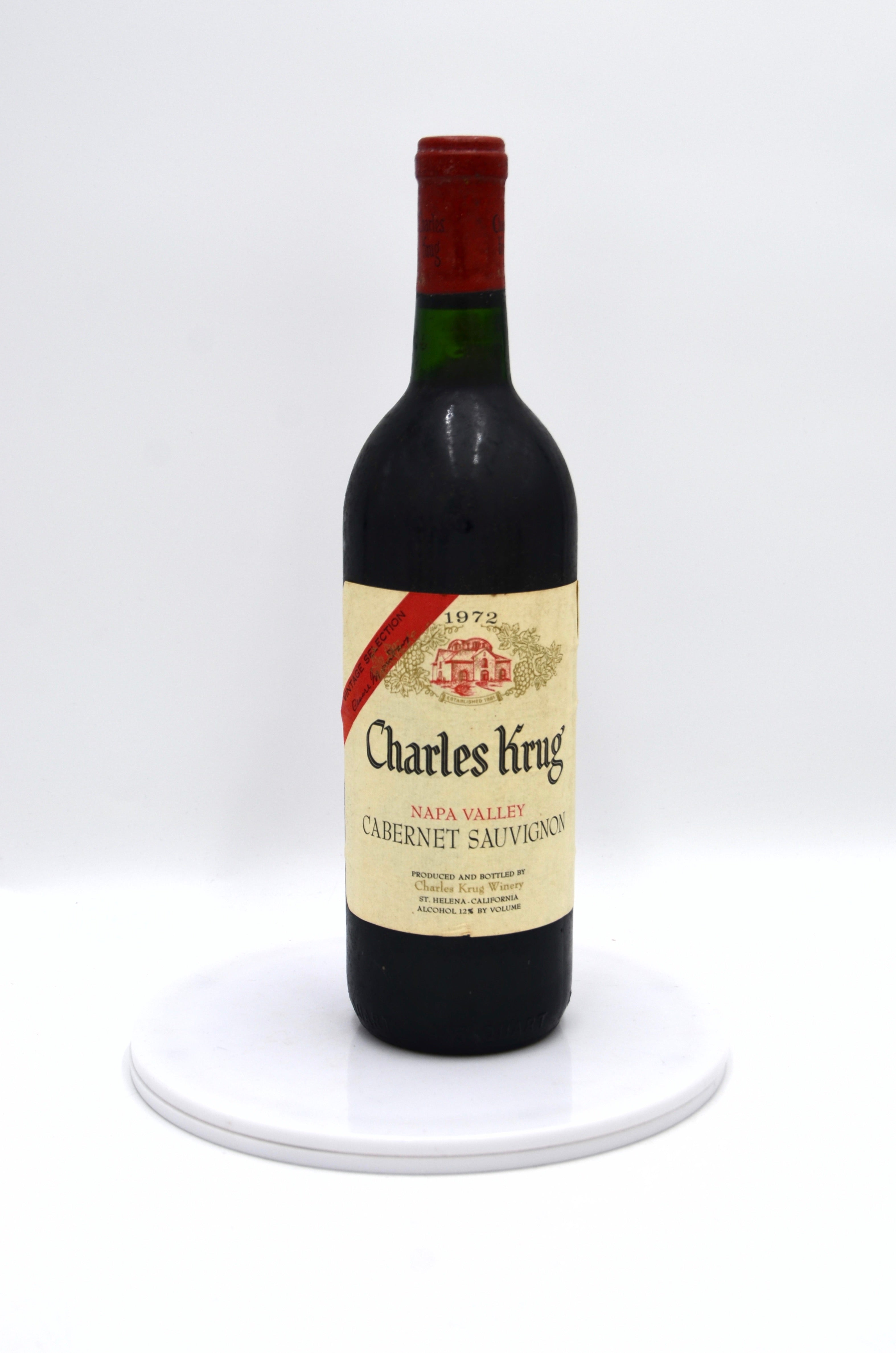 1972 Charles Krug Cabernet Sauvignon, Vintage Selection, Napa Valley