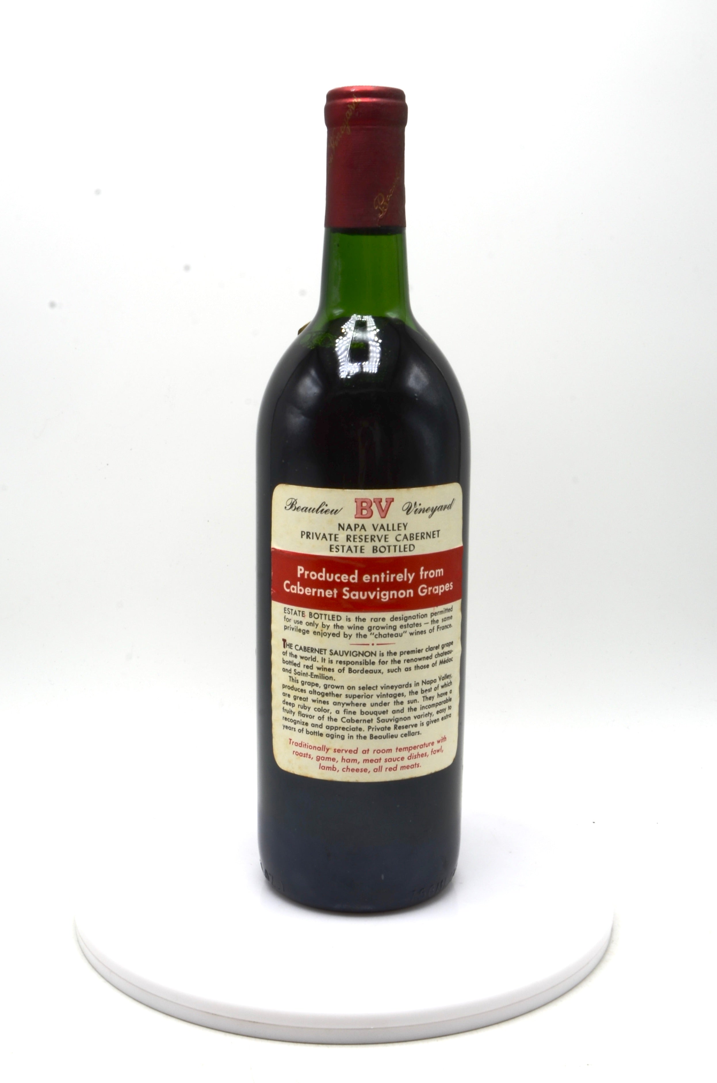 1973 Beaulieu Vineyard Georges de Latour Private Reserve Cabernet Sauvignon, Napa Valley