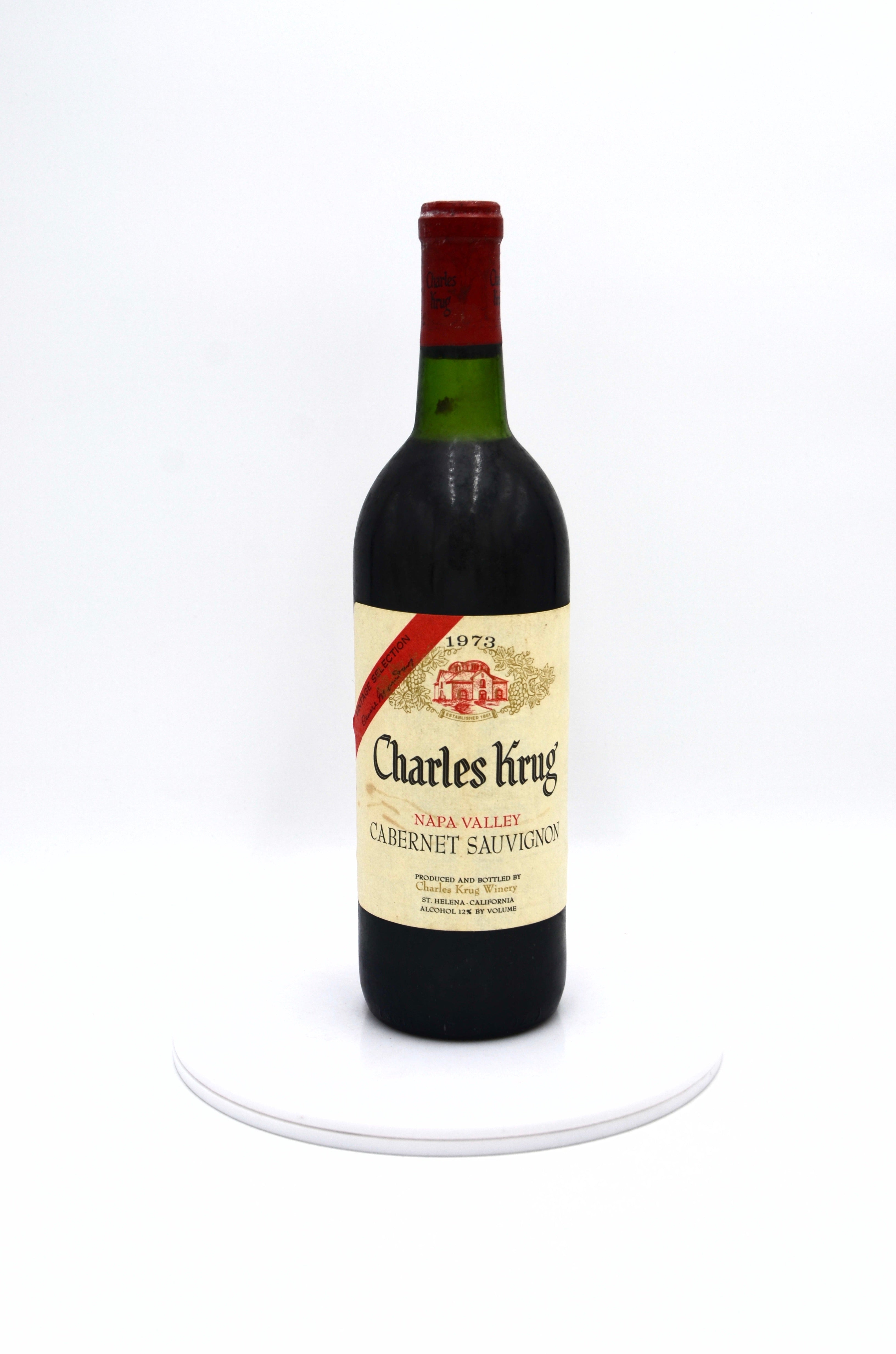1973 Charles Krug Cabernet Sauvignon, Vintage Selection, Napa Valley