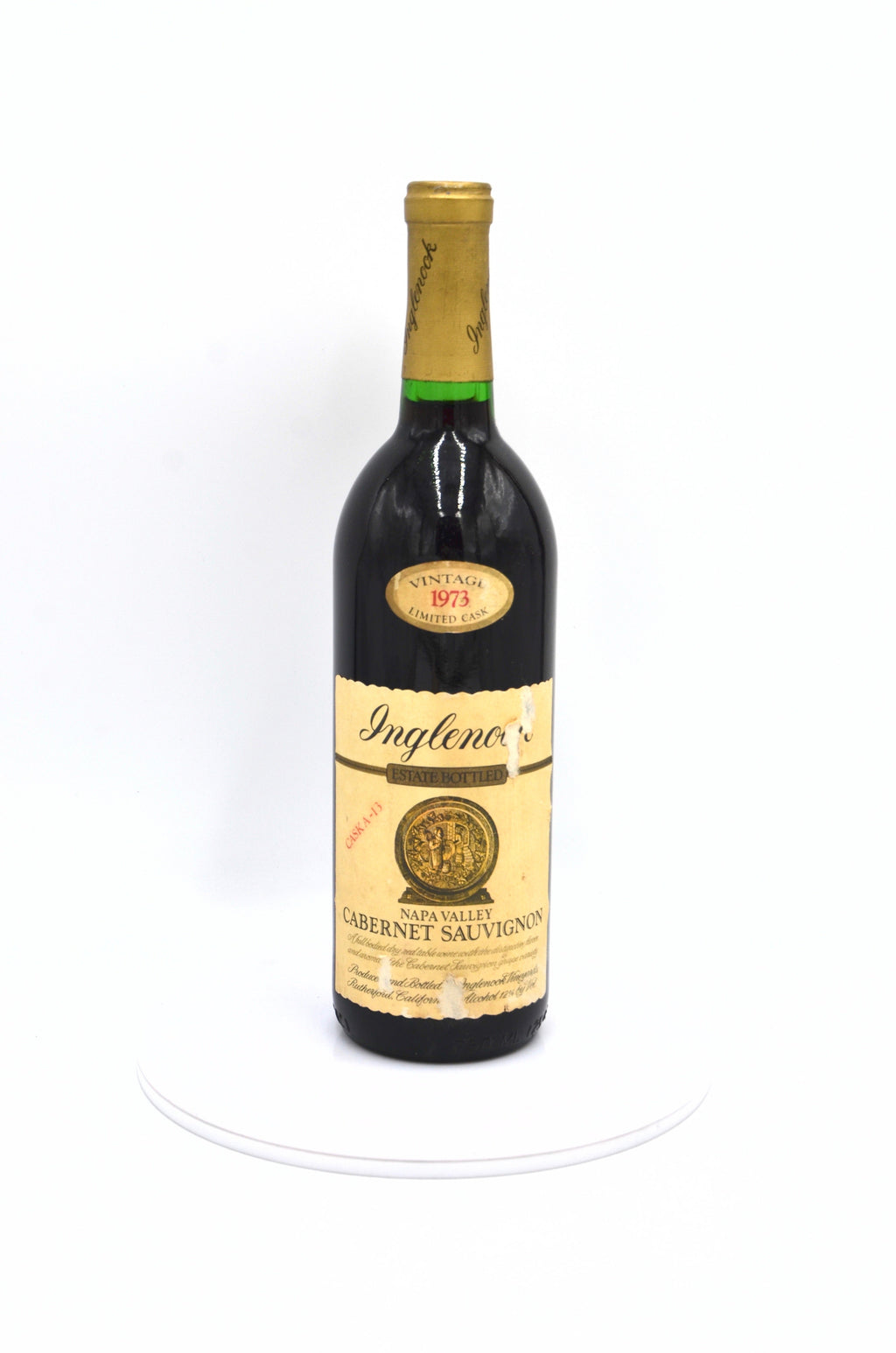 1973 Inglenook Estate Cabernet Sauvignon, Cask A-13, Napa Valley
