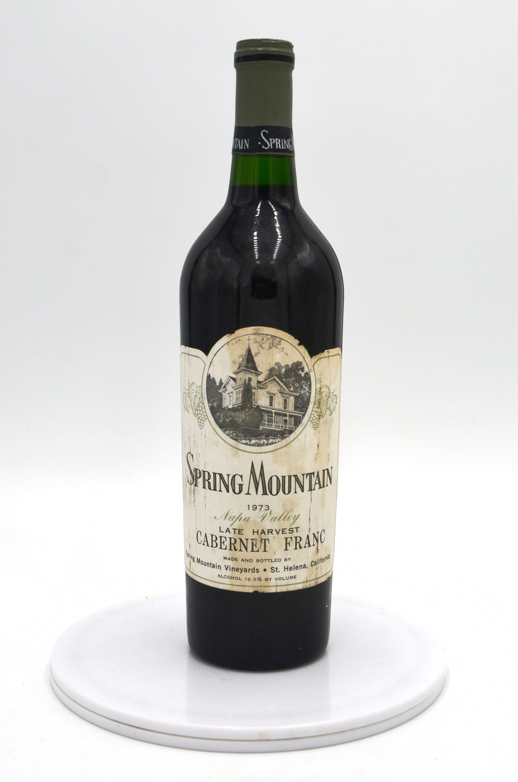 1973 Spring Mountain Vineyard Cabernet Franc, Late Harvest, Napa Valley