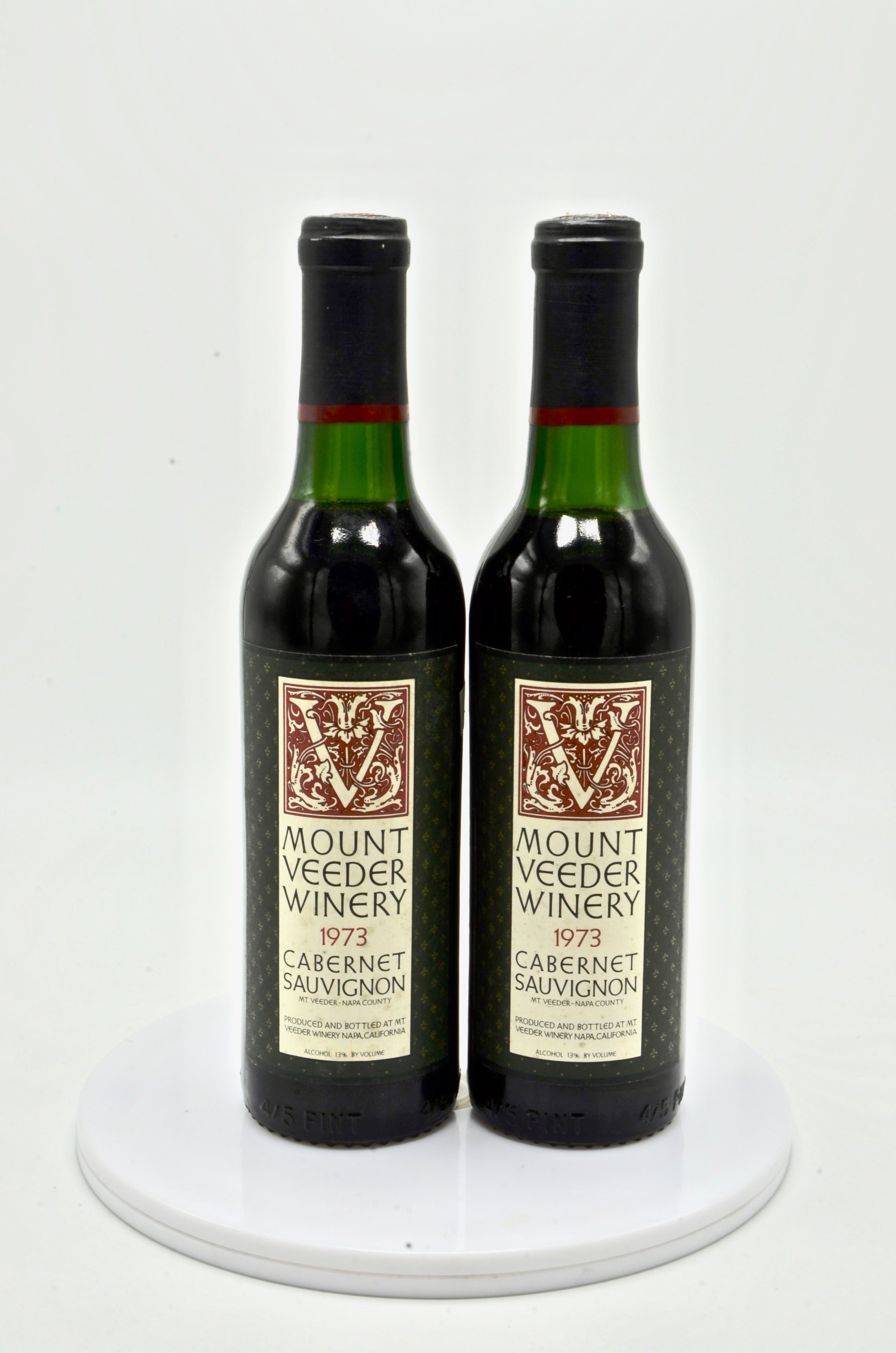 1973 Mount Veeder Cabernet Sauvignon, Napa Valley (half-bottle)