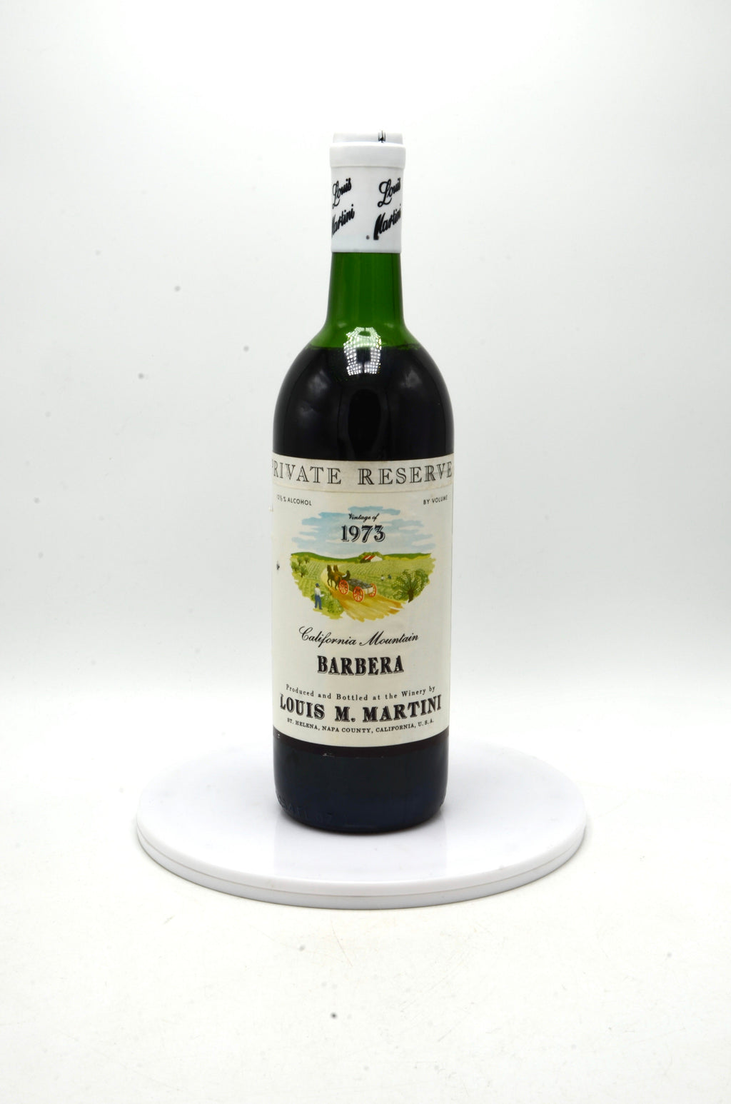 1973 Louis M. Martini Winery Private Reserve Barbera, Napa Valley