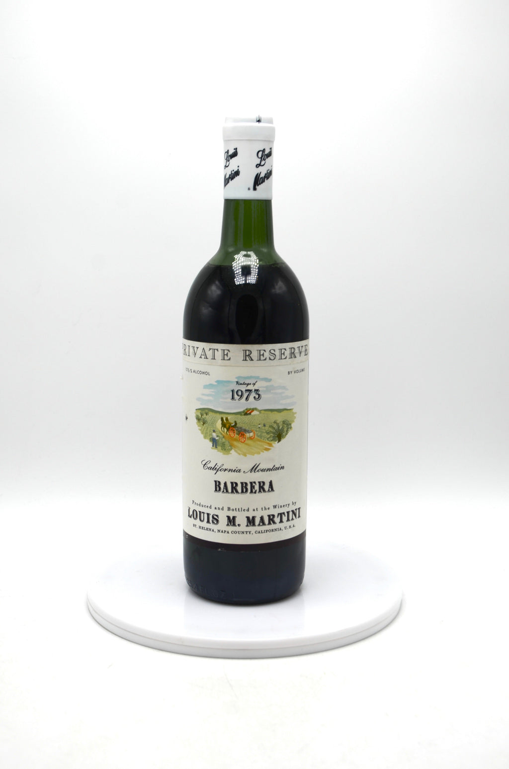 1973 Louis M. Martini Winery Private Reserve Barbera, Napa Valley