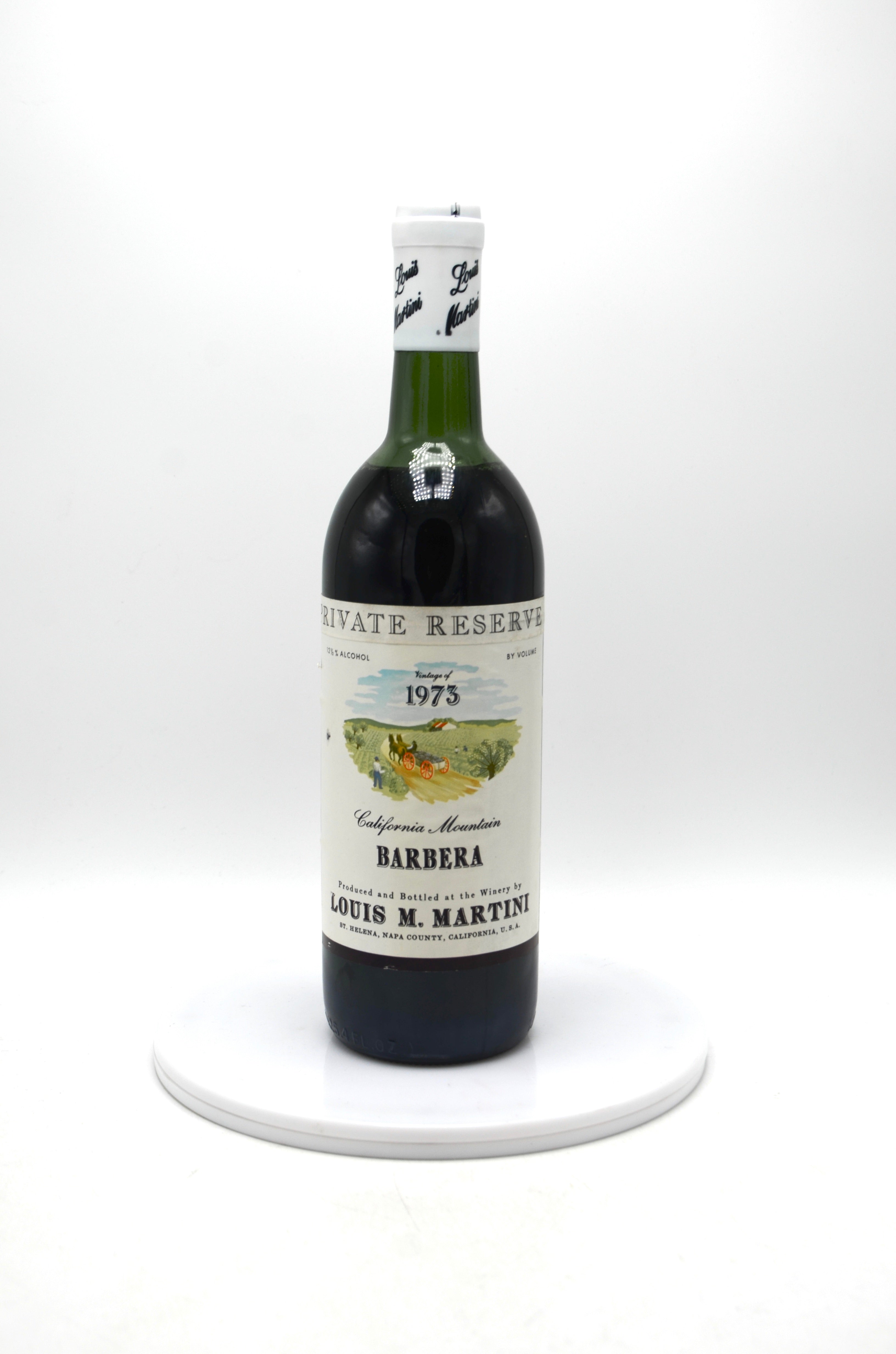 1973 Louis M. Martini Winery Private Reserve Barbera, Napa Valley
