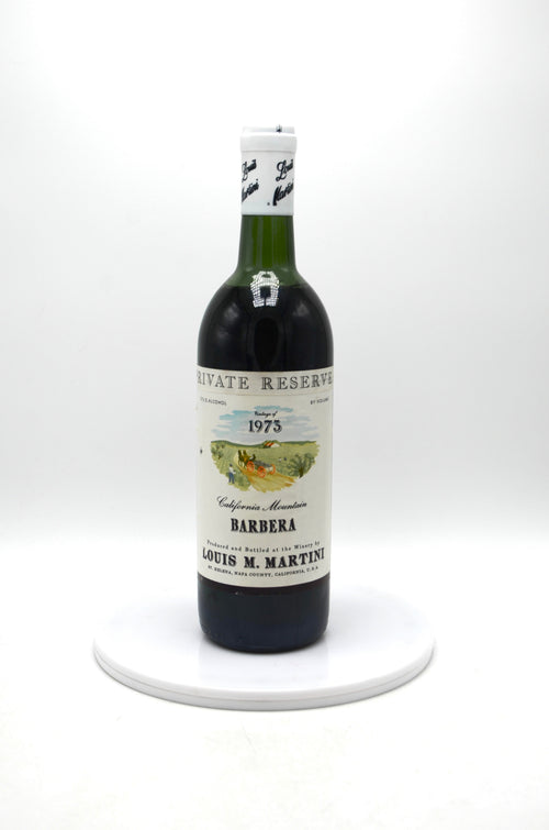 1973 Louis M. Martini Winery Private Reserve Barbera, Napa Valley