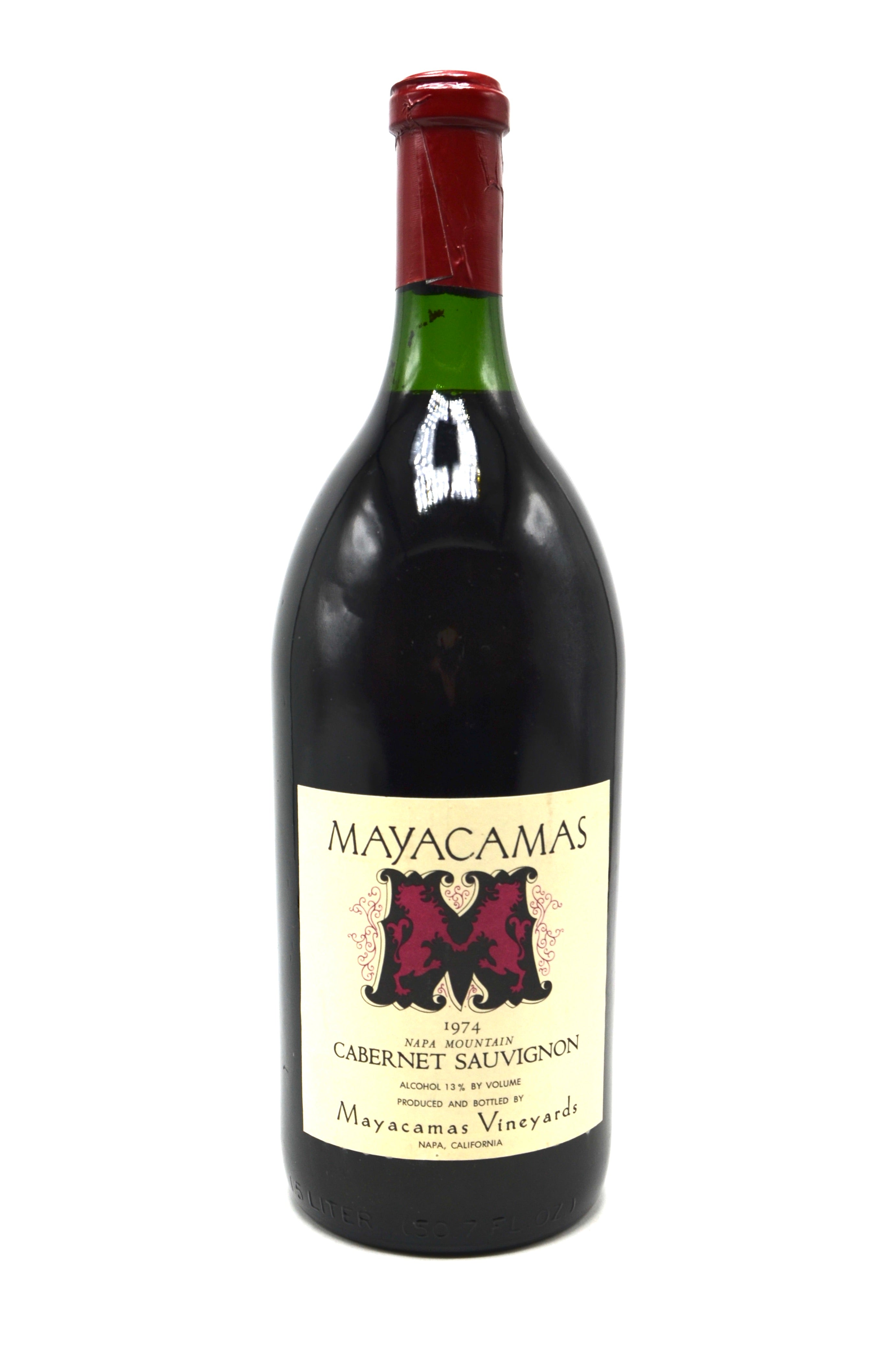 1974 Mayacamas Cabernet Sauvignon, Napa Mountain (magnum)