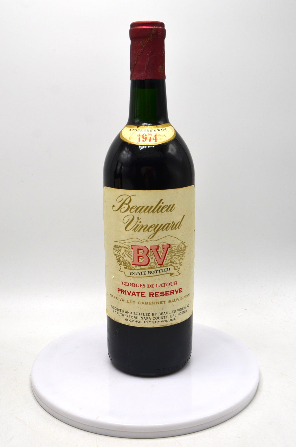1974 Beaulieu Vineyard Georges de Latour Private Reserve Cabernet Sauvignon, Napa Valley