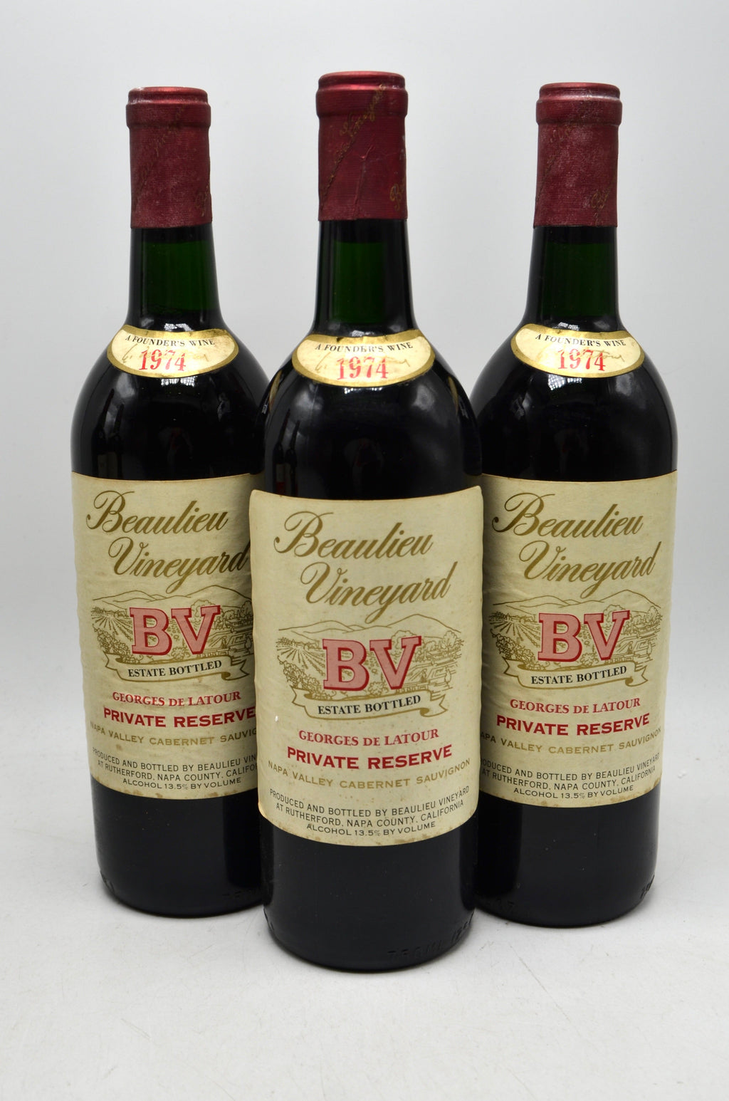 1974 Beaulieu Vineyard Georges de Latour Private Reserve Cabernet Sauvignon, Napa Valley
