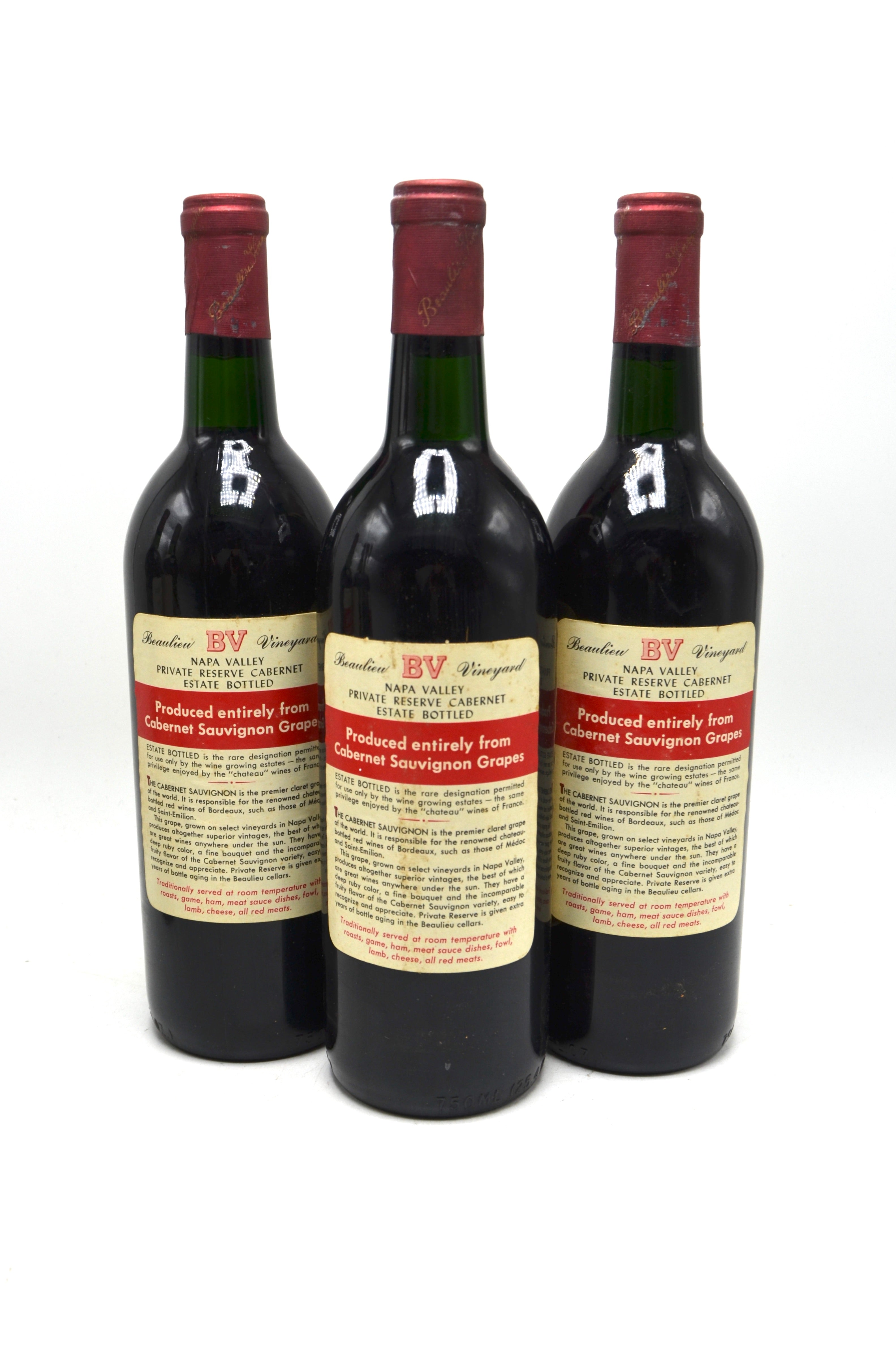 1974 Beaulieu Vineyard Georges de Latour Private Reserve Cabernet Sauvignon, Napa Valley