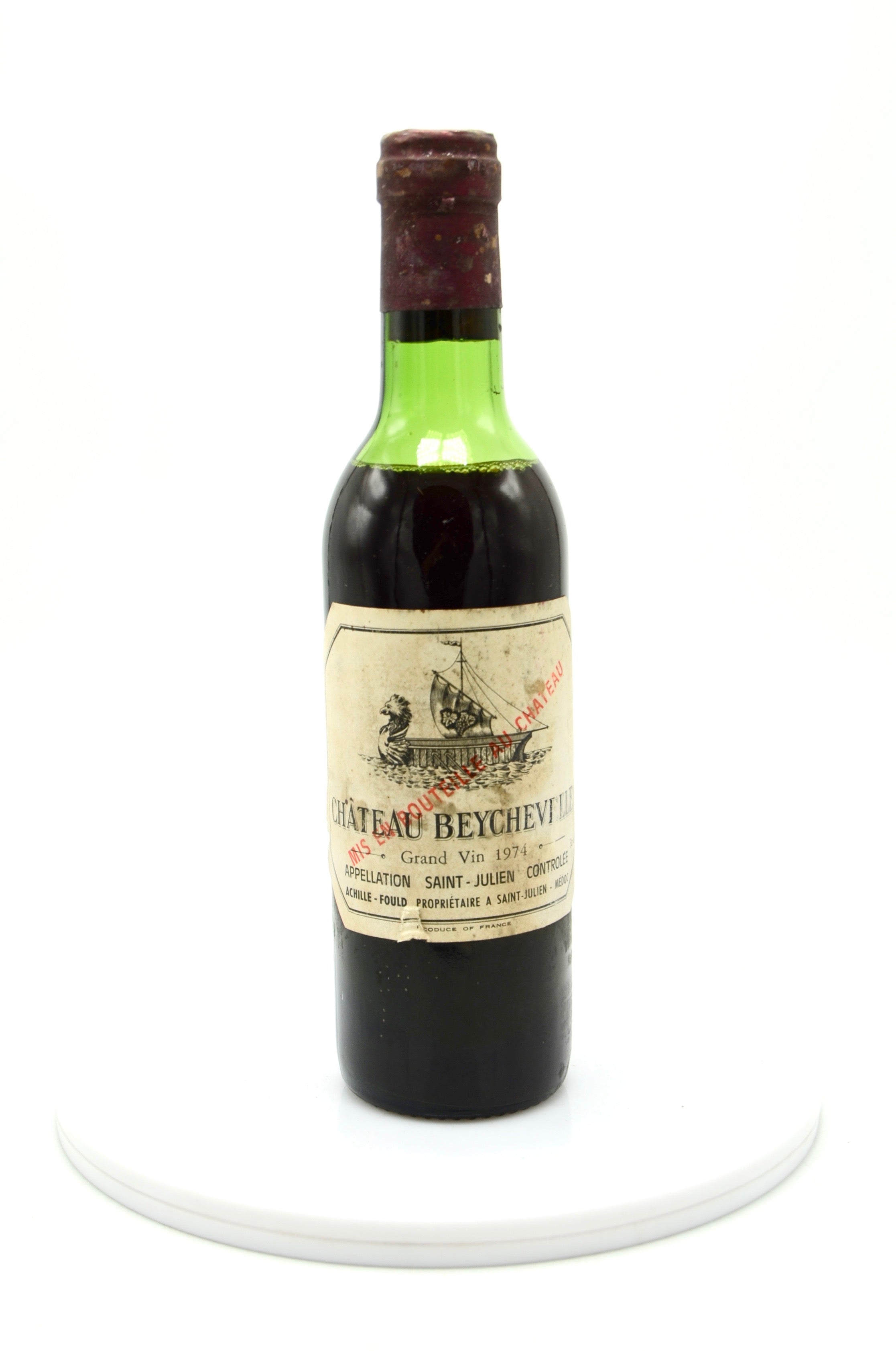 1974 Château Beychevelle, St. Julien (half-bottle)