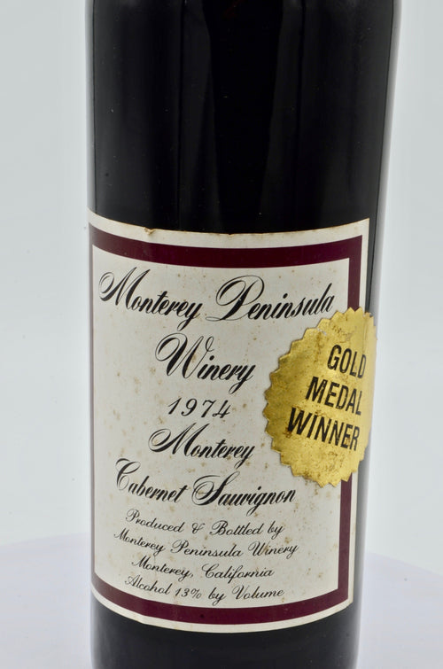 1974 Monterey Peninsula Winery Cabernet Sauvignon, Monterey County