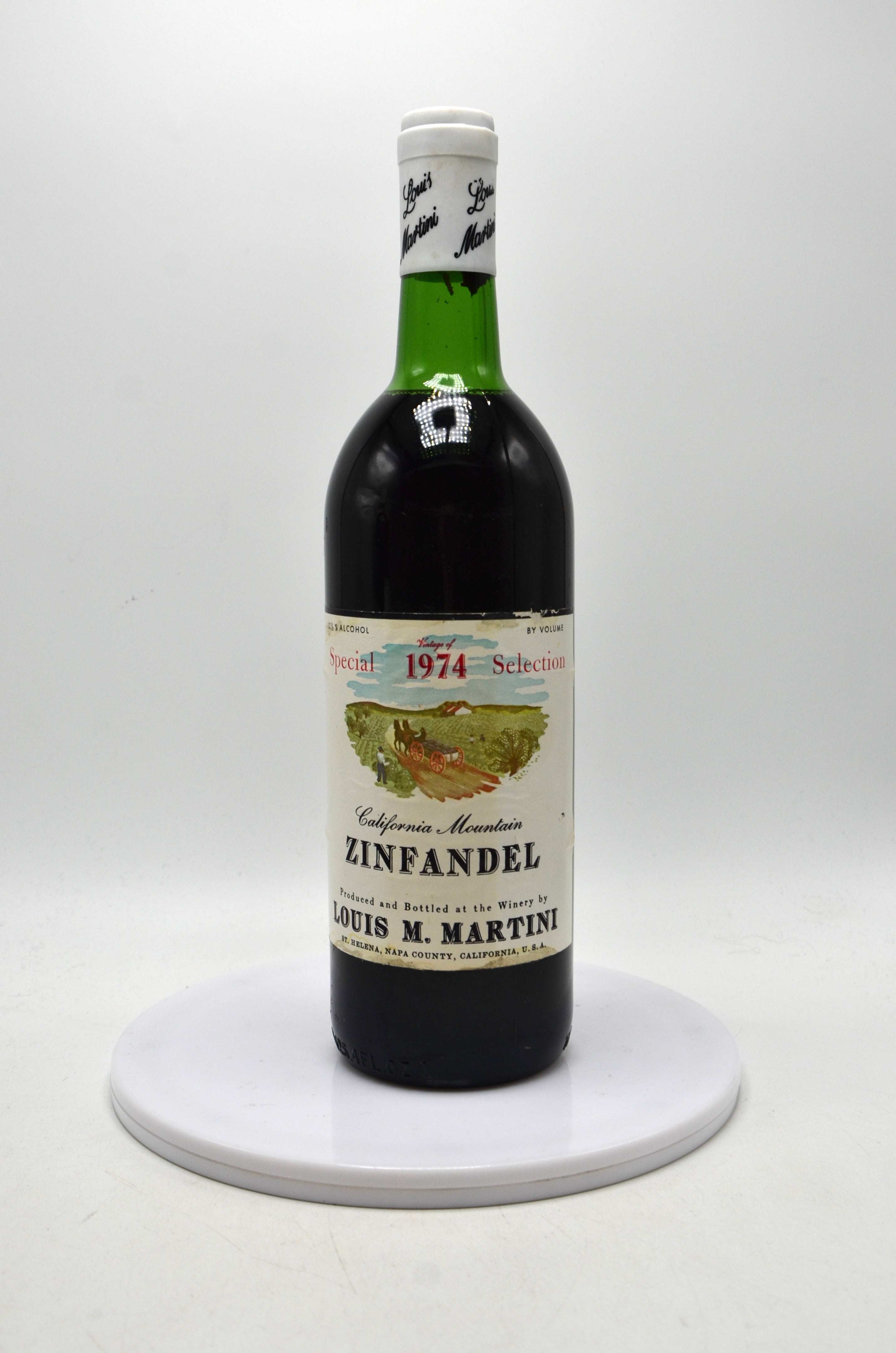 1974 Louis M. Martini Zinfandel, Special Selection, California Mountain