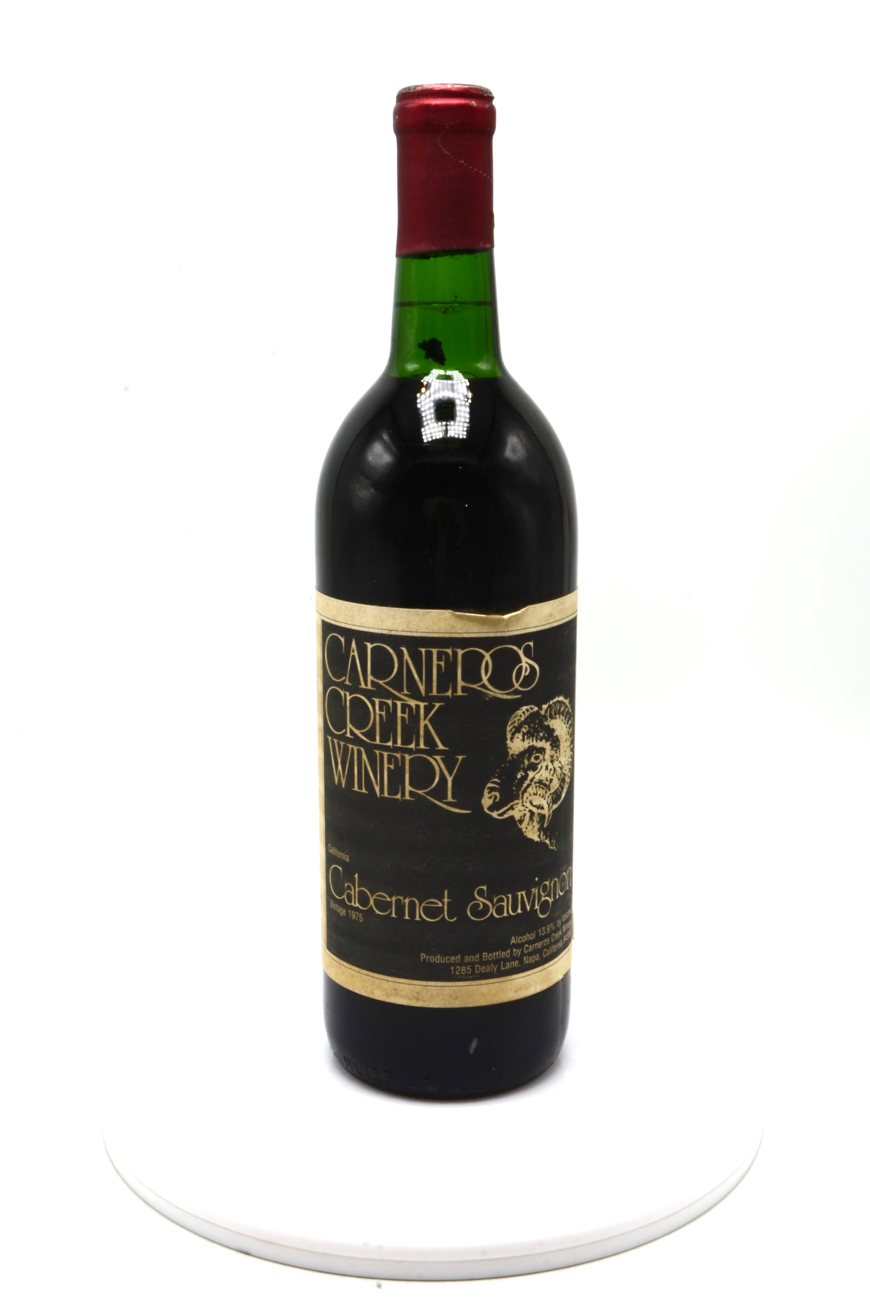 1975 Carneros Creek Winery Cabernet Sauvignon, Napa Valley