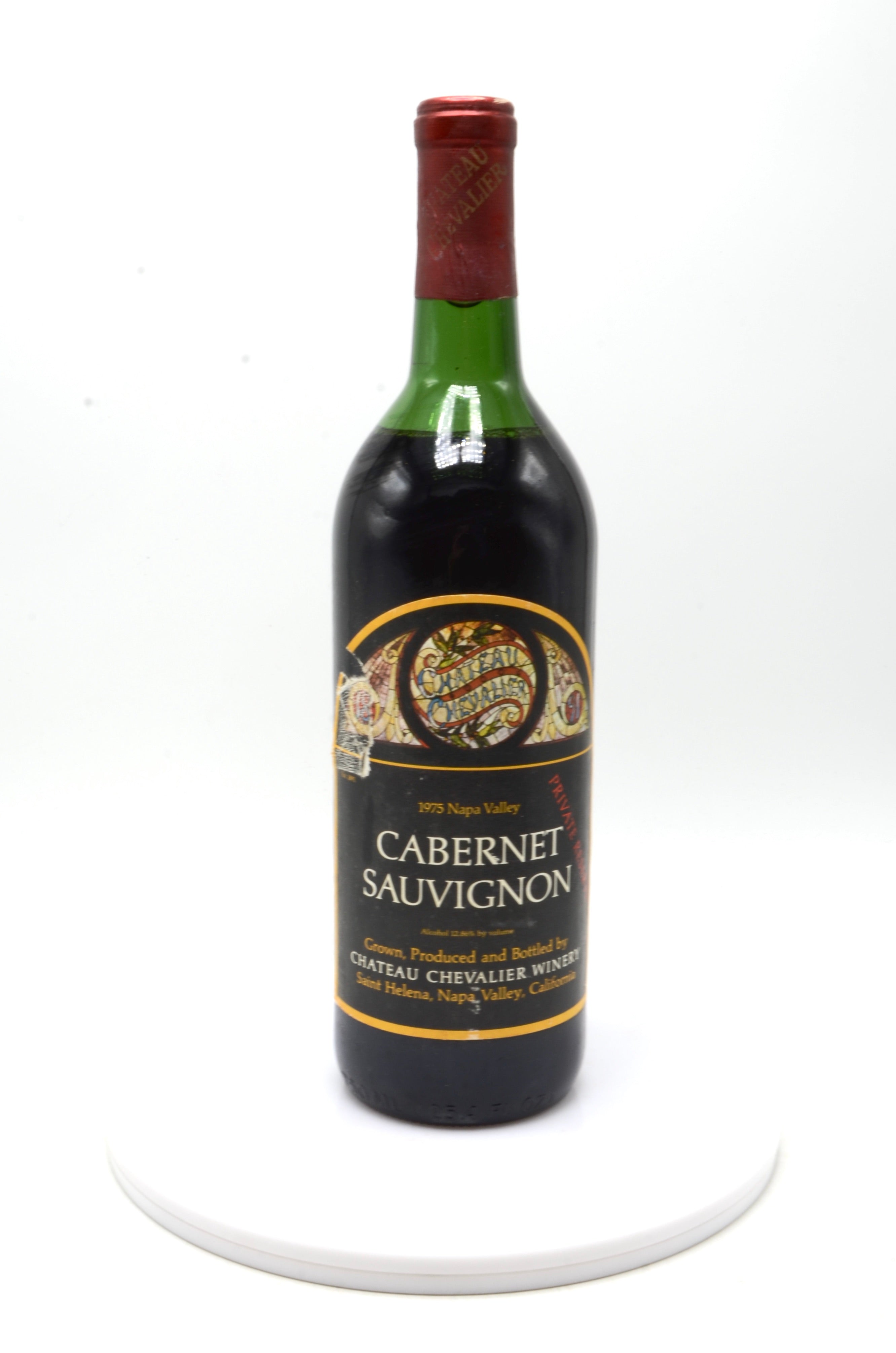 1975 Chateau Chevalier Private Reserve Cabernet Sauvignon, Saint Helena, Napa Valley