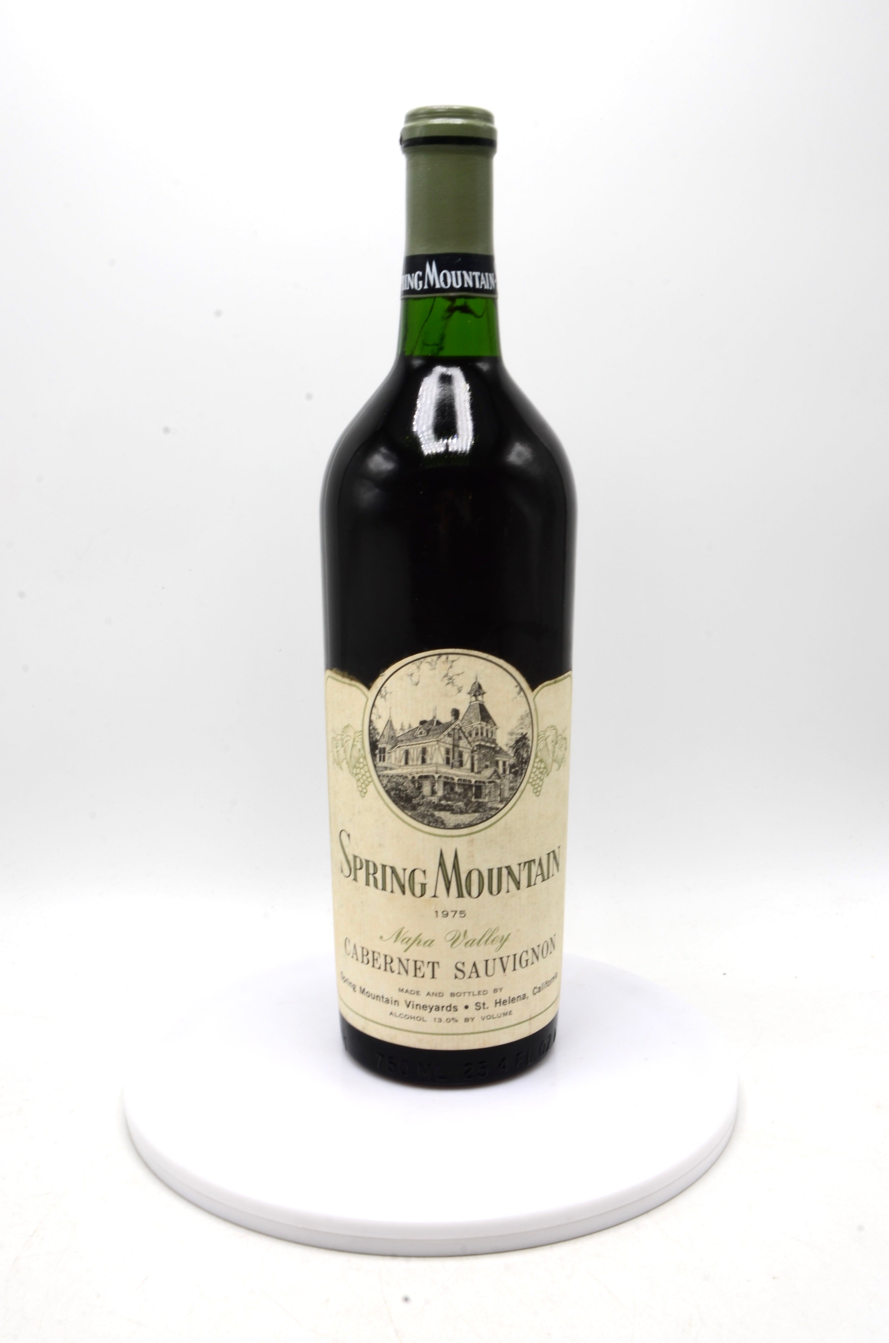 1975 Spring Mountain Vineyard Cabernet Sauvignon, Napa Valley
