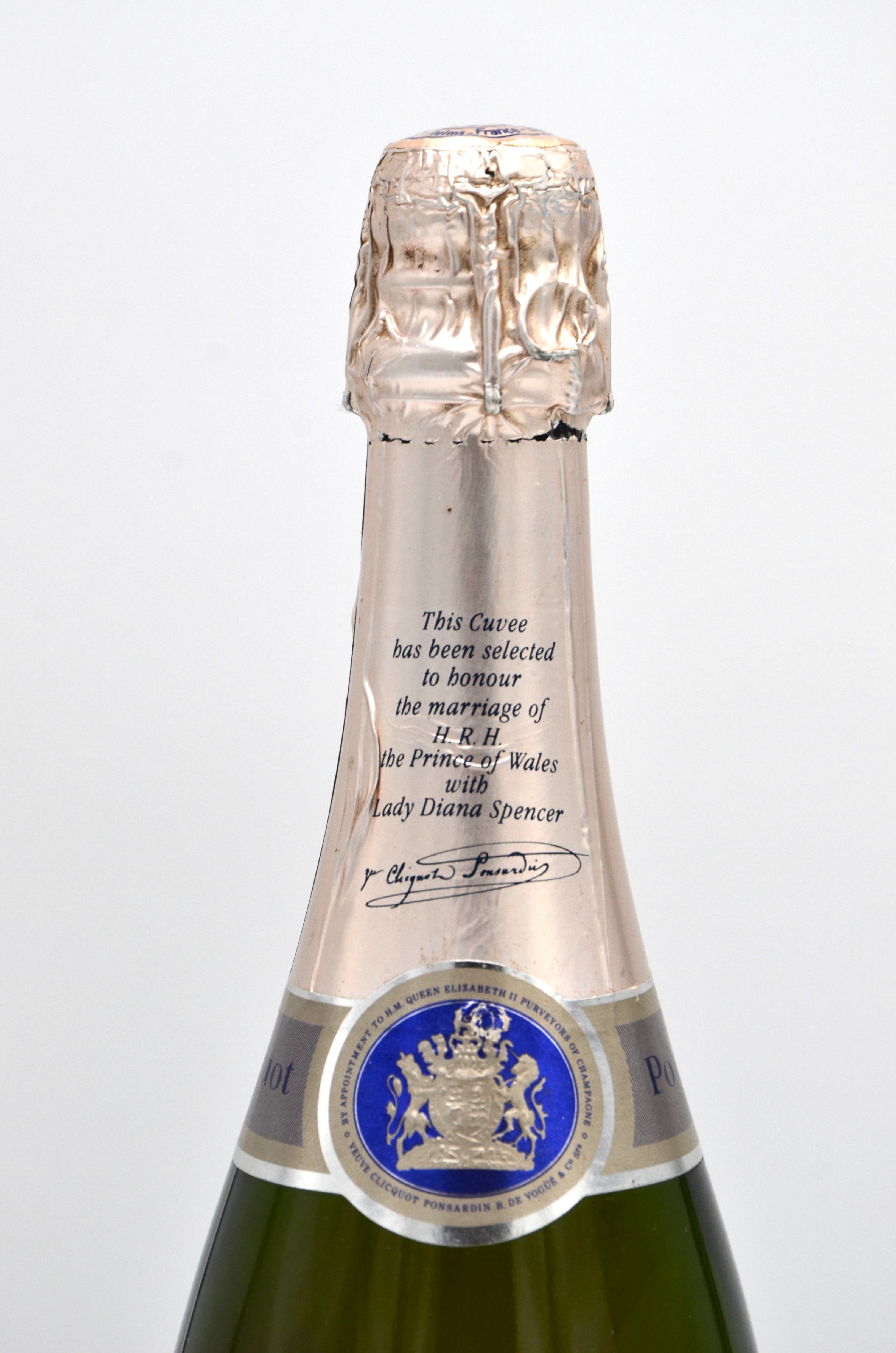 1975 Veuve Clicquot Royal Celebration Cuvee Vintage Brut Champagne