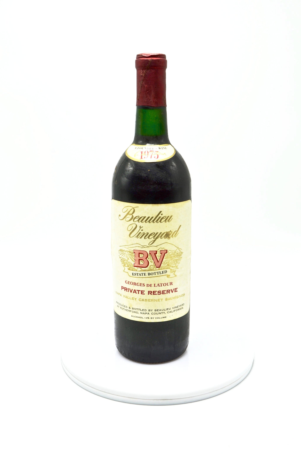 1975 Beaulieu Vineyard Georges de Latour Private Reserve Cabernet Sauvignon, Napa Valley