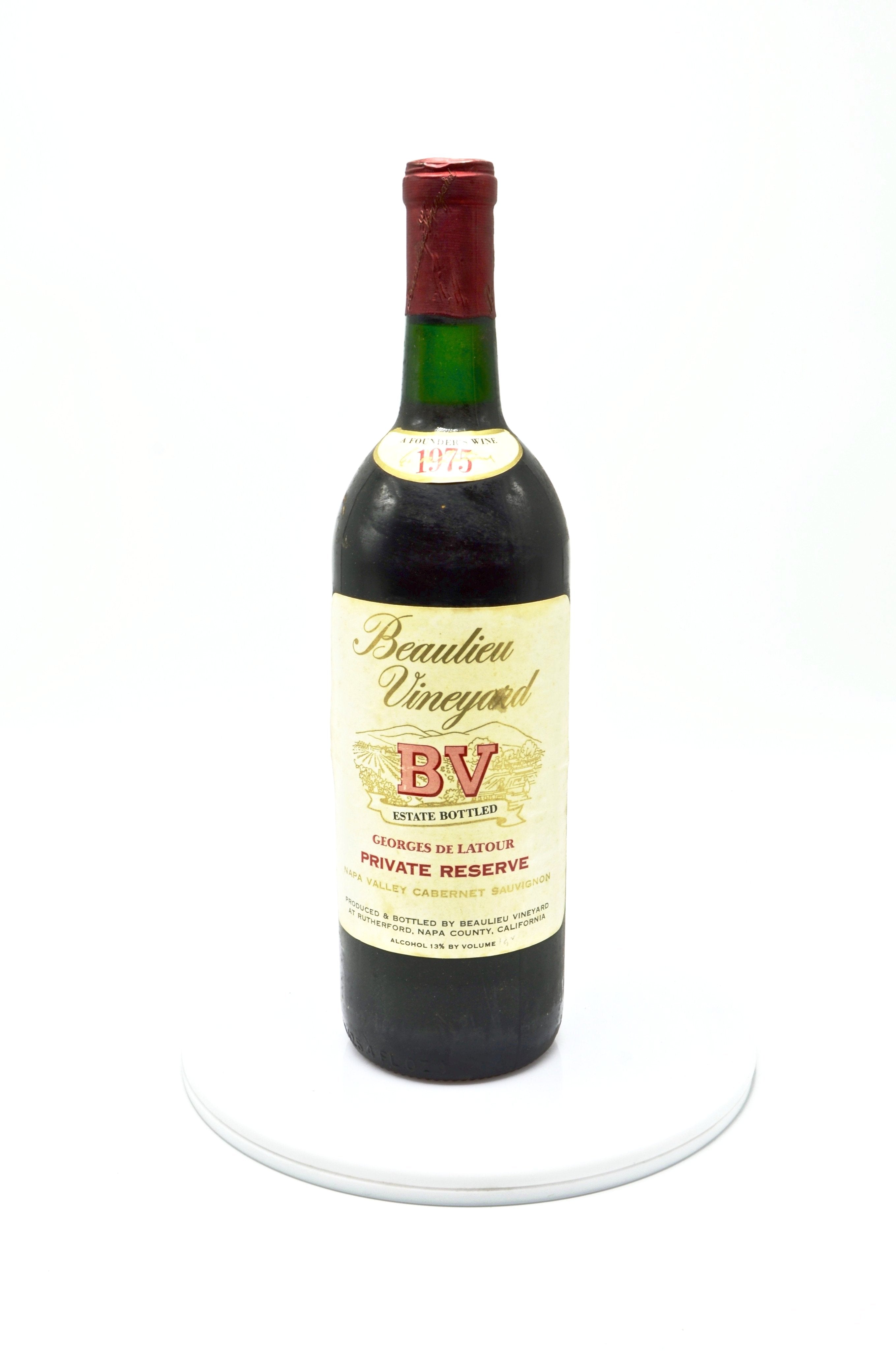1975 Beaulieu Vineyard Georges de Latour Private Reserve Cabernet Sauvignon, Napa Valley