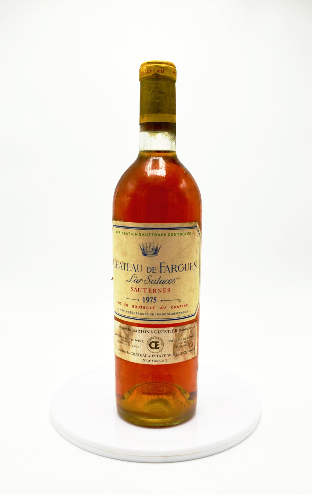 1975 Château de Fargues, Sauternes