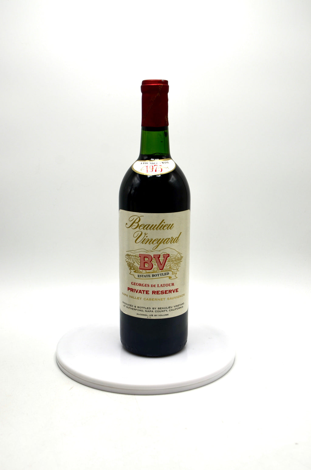 1975 Beaulieu Vineyard Georges de Latour Private Reserve Cabernet Sauvignon, Napa Valley