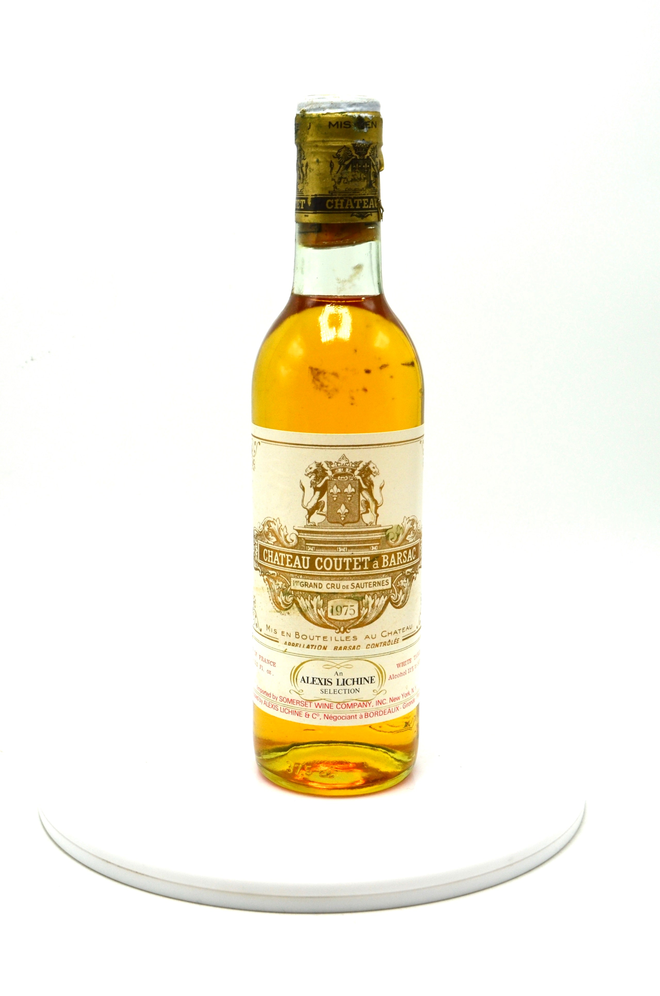 1975 Château Coutet, Barsac (half-bottle)
