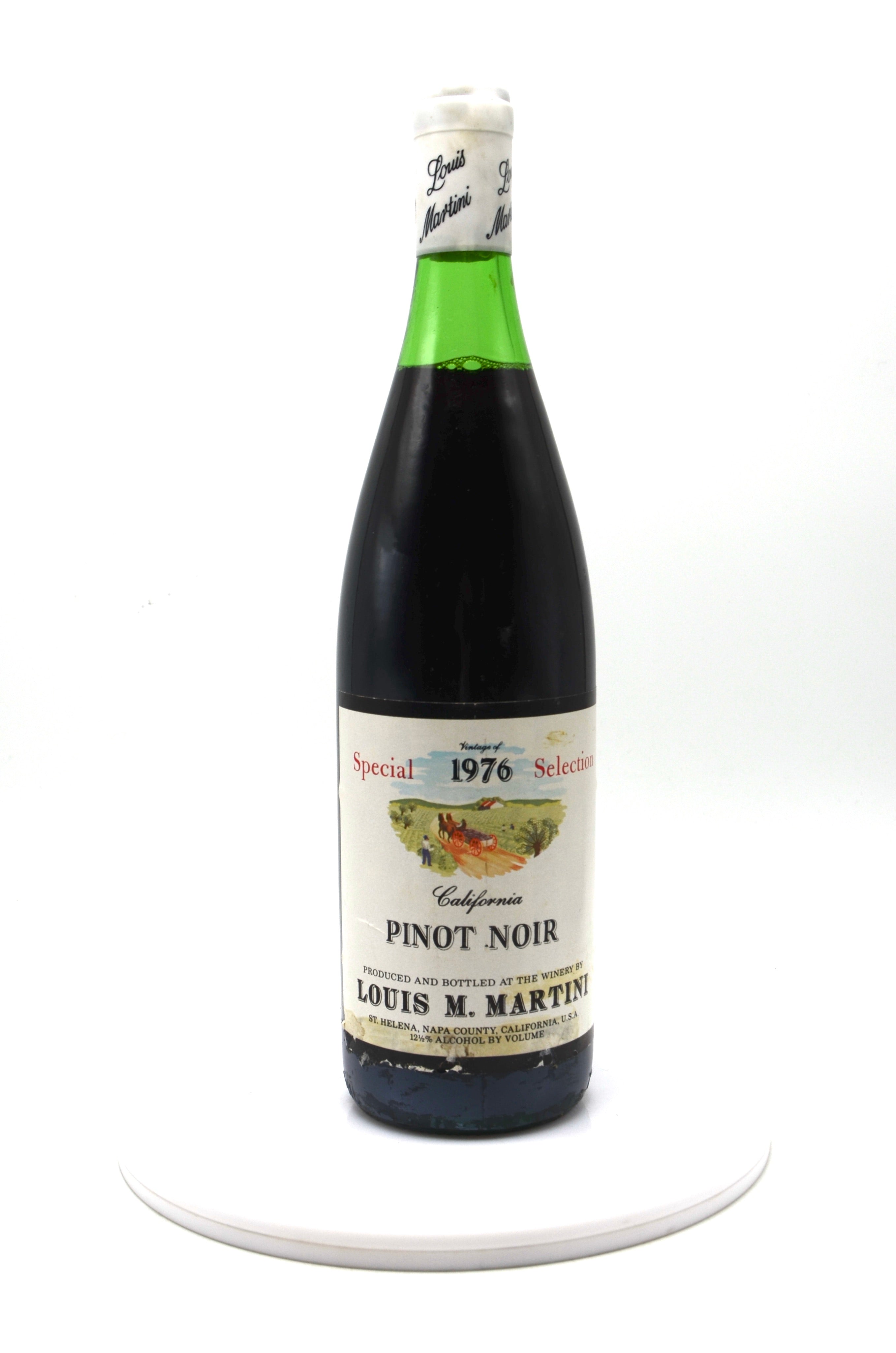 1976 Louis M. Martini Pinot Noir, Special Selection, Napa Valley