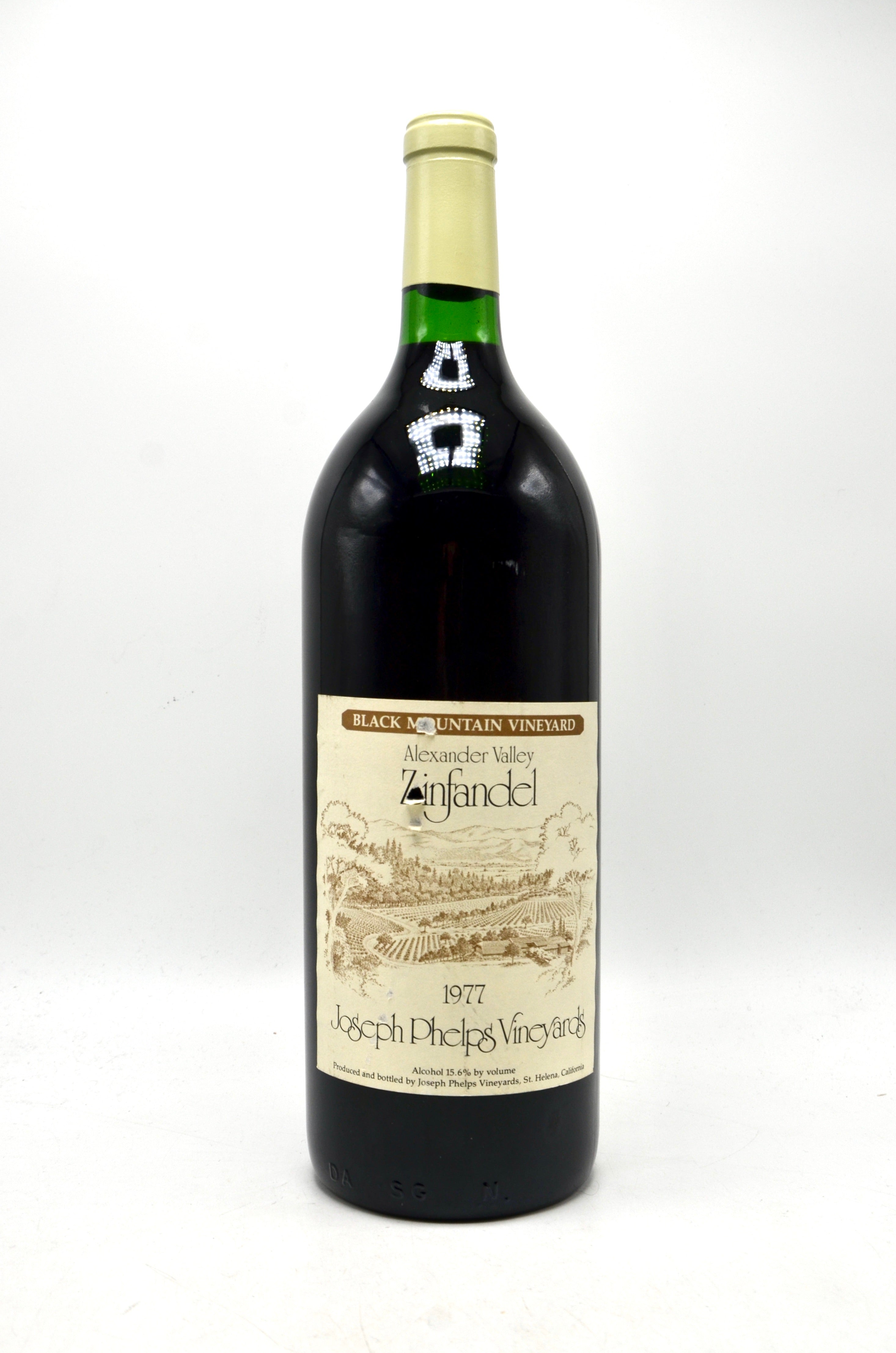 1977 Joseph Phelps Vineyards Zinfandel, Black Mountain Vineyard, Alexander Valley (magnum)