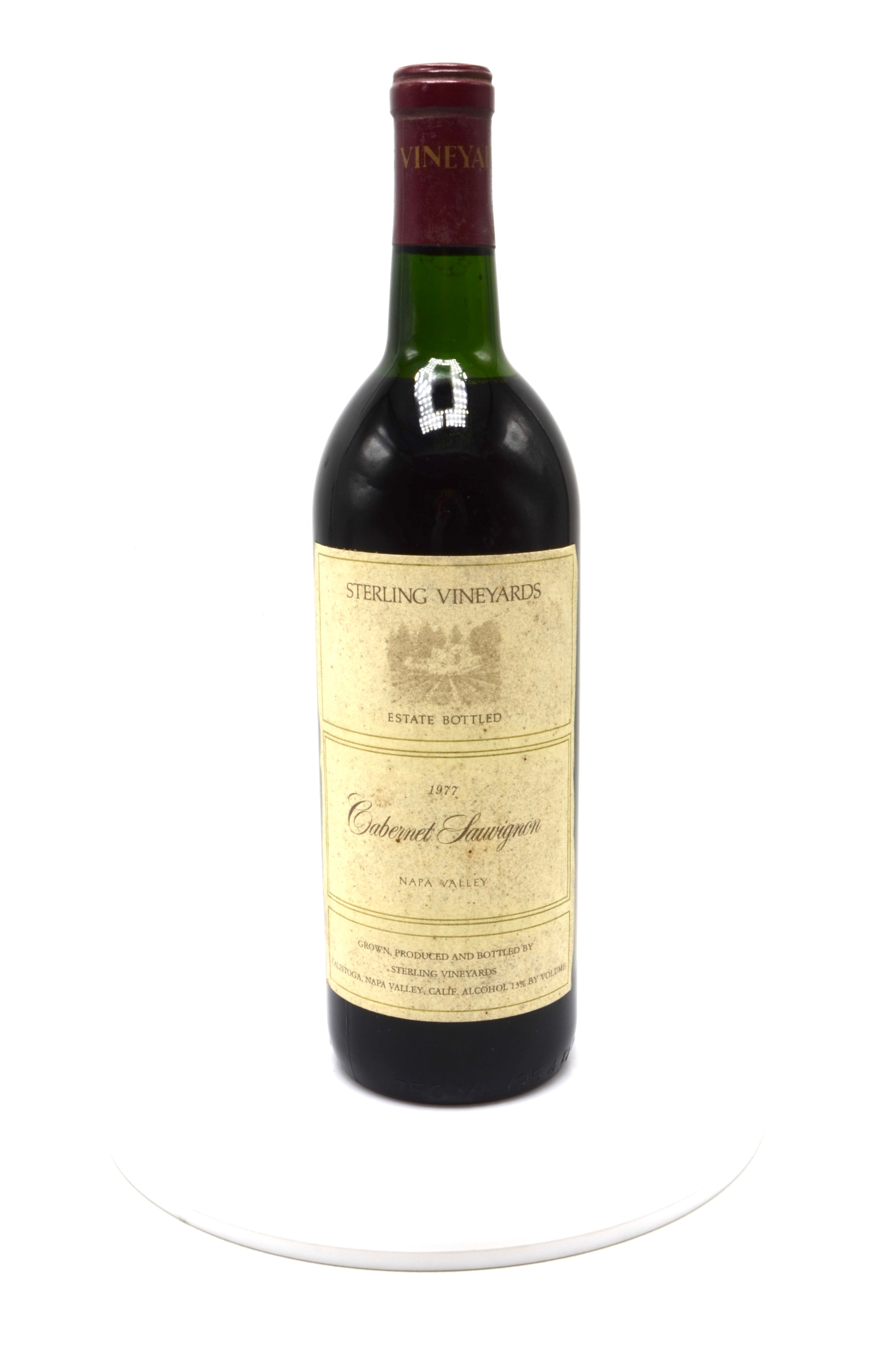 1977 Sterling Vineyards Cabernet Sauvignon, Napa Valley