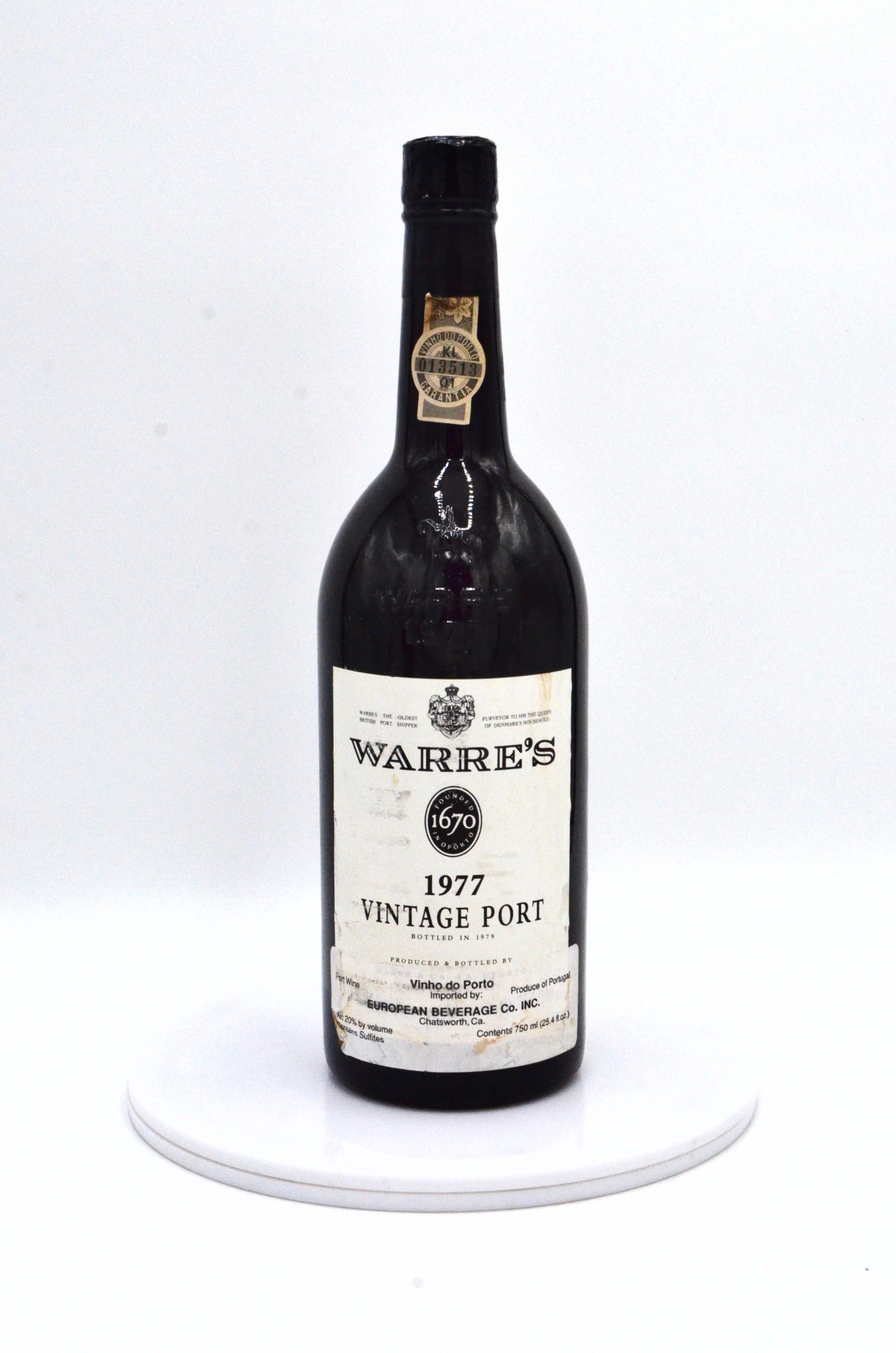 1977 Warre's Vintage Port