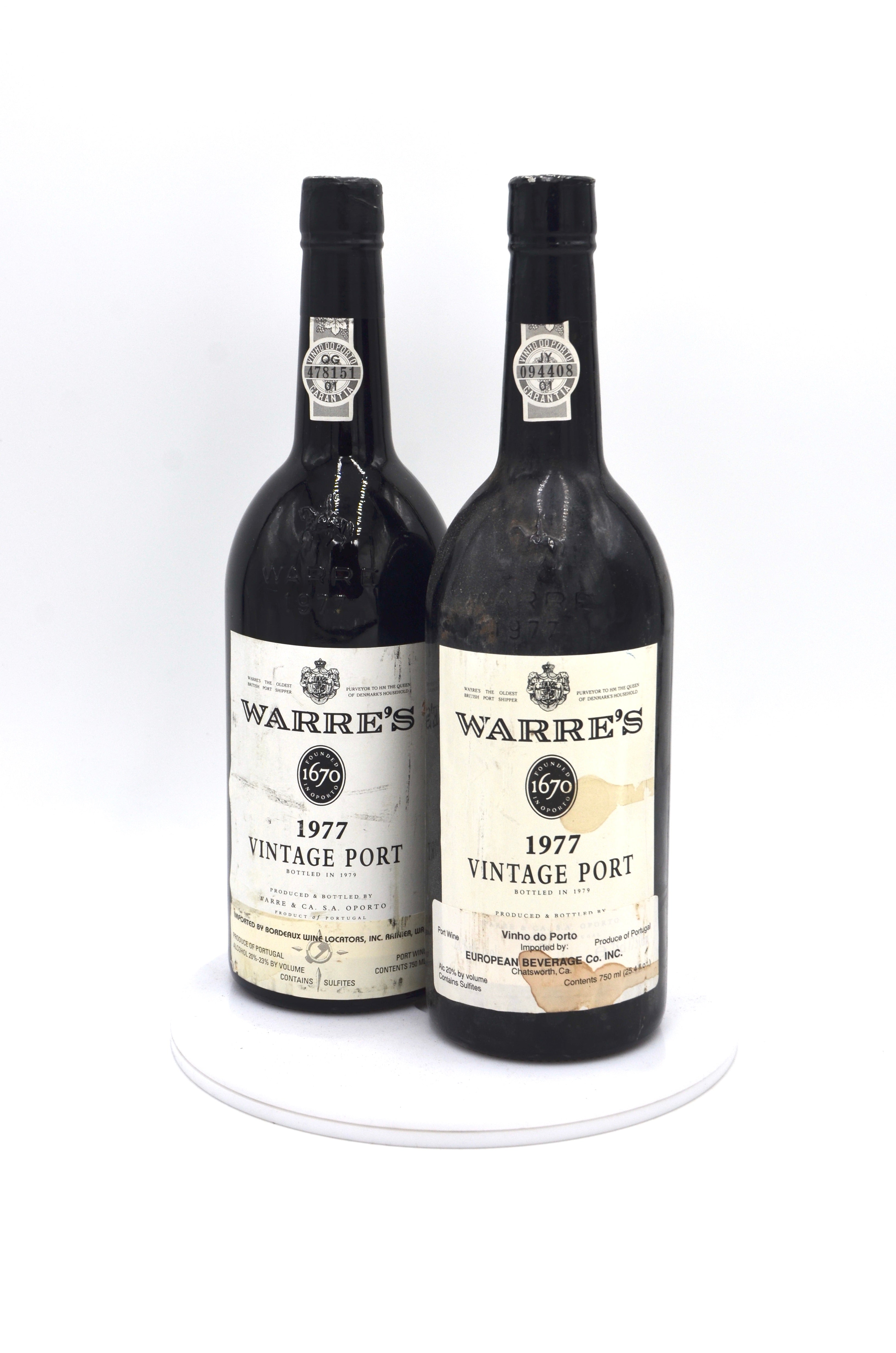 1977 Warre's Vintage Port