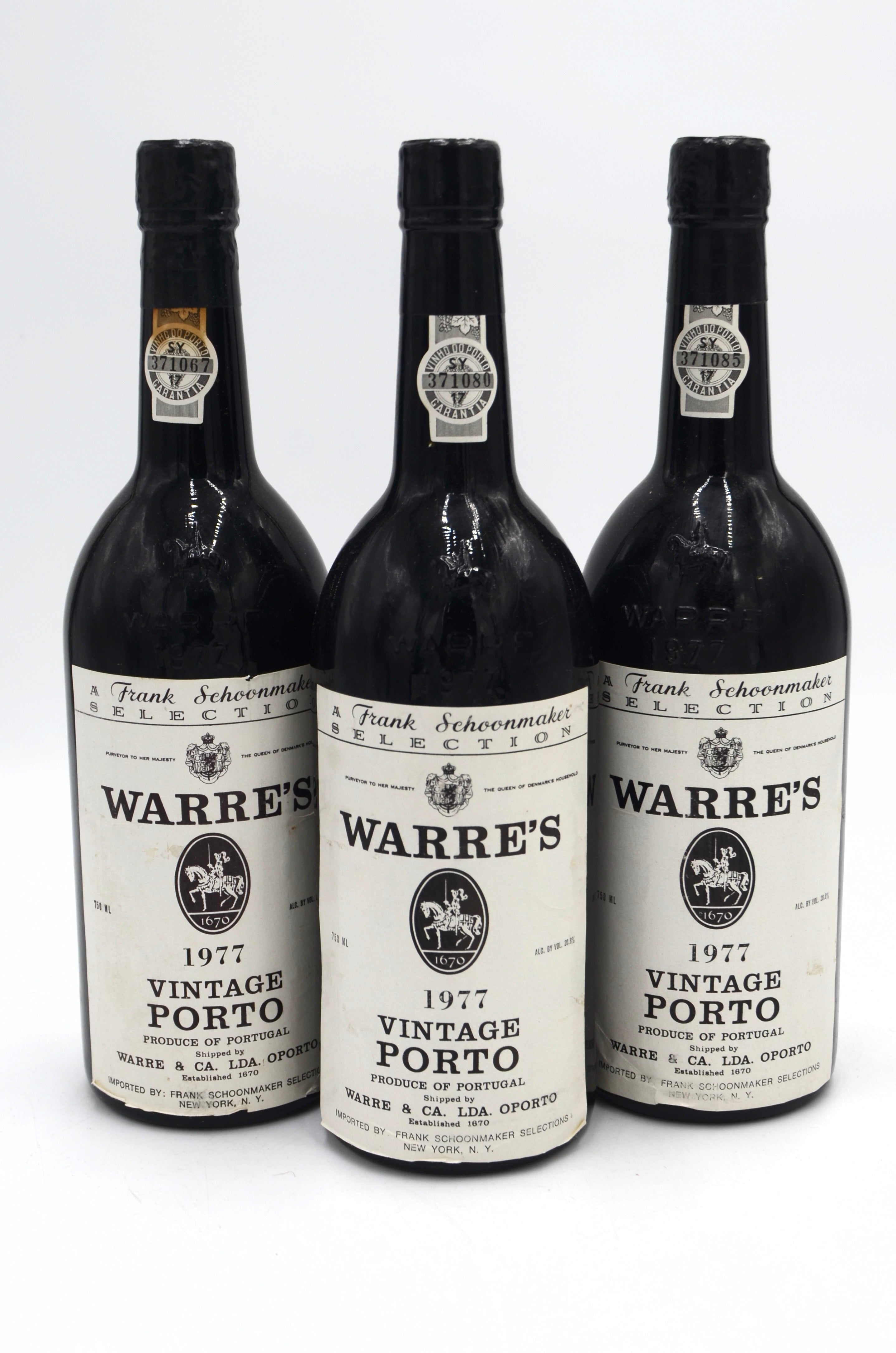 1977 Warre's Vintage Port