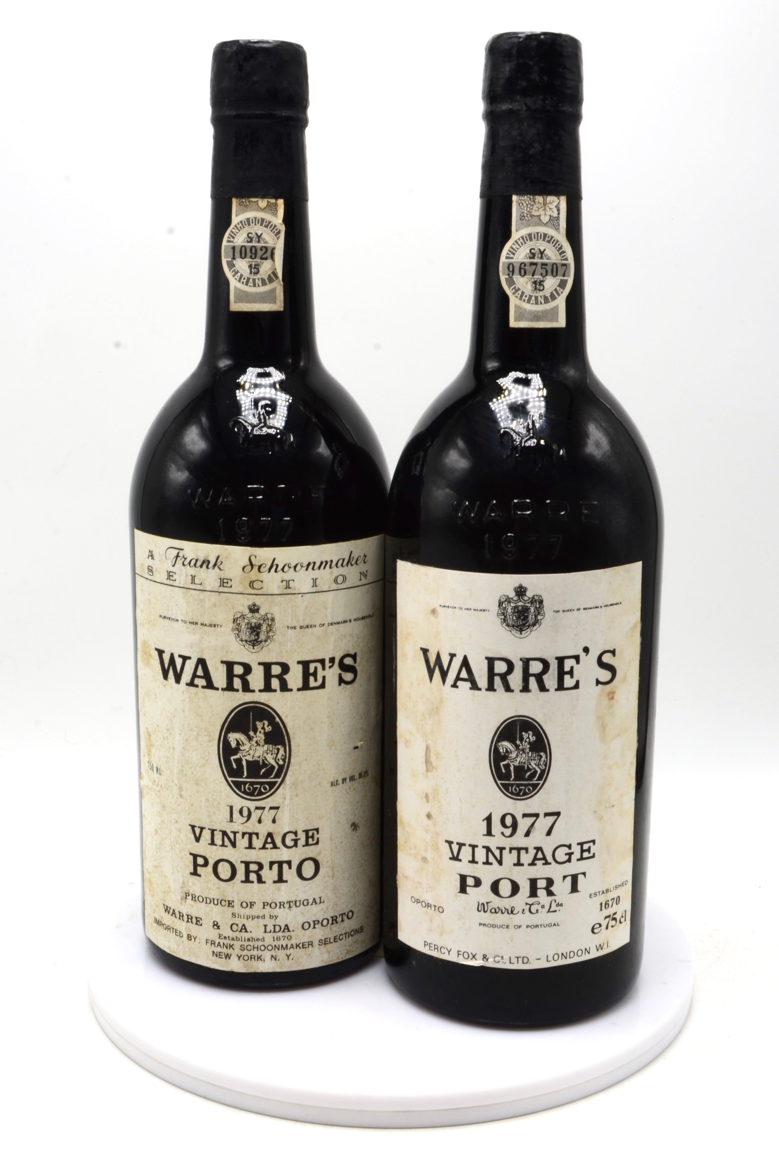 1977 Warre's Vintage Port