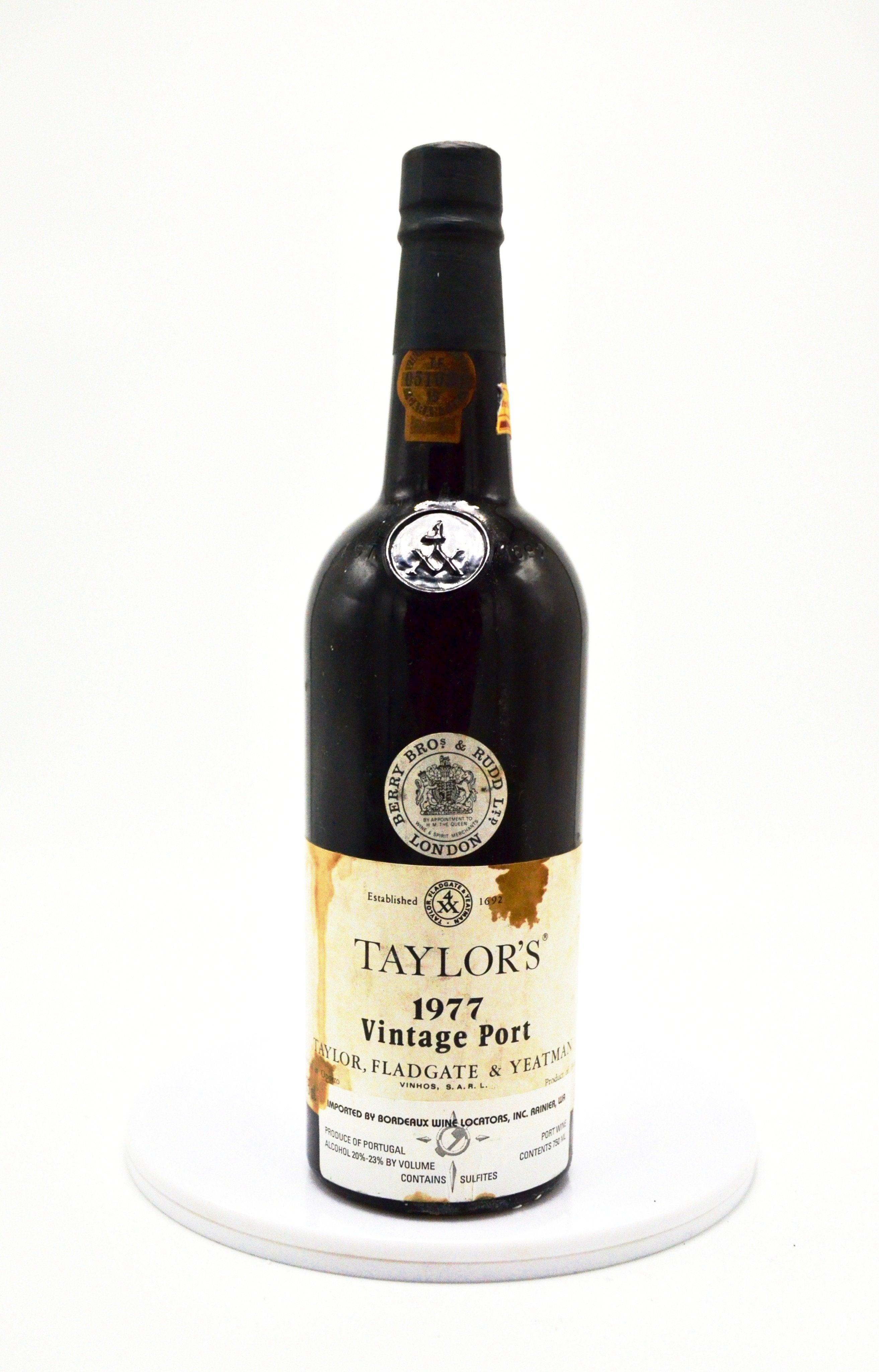 1977 Taylor Fladgate Vintage Port