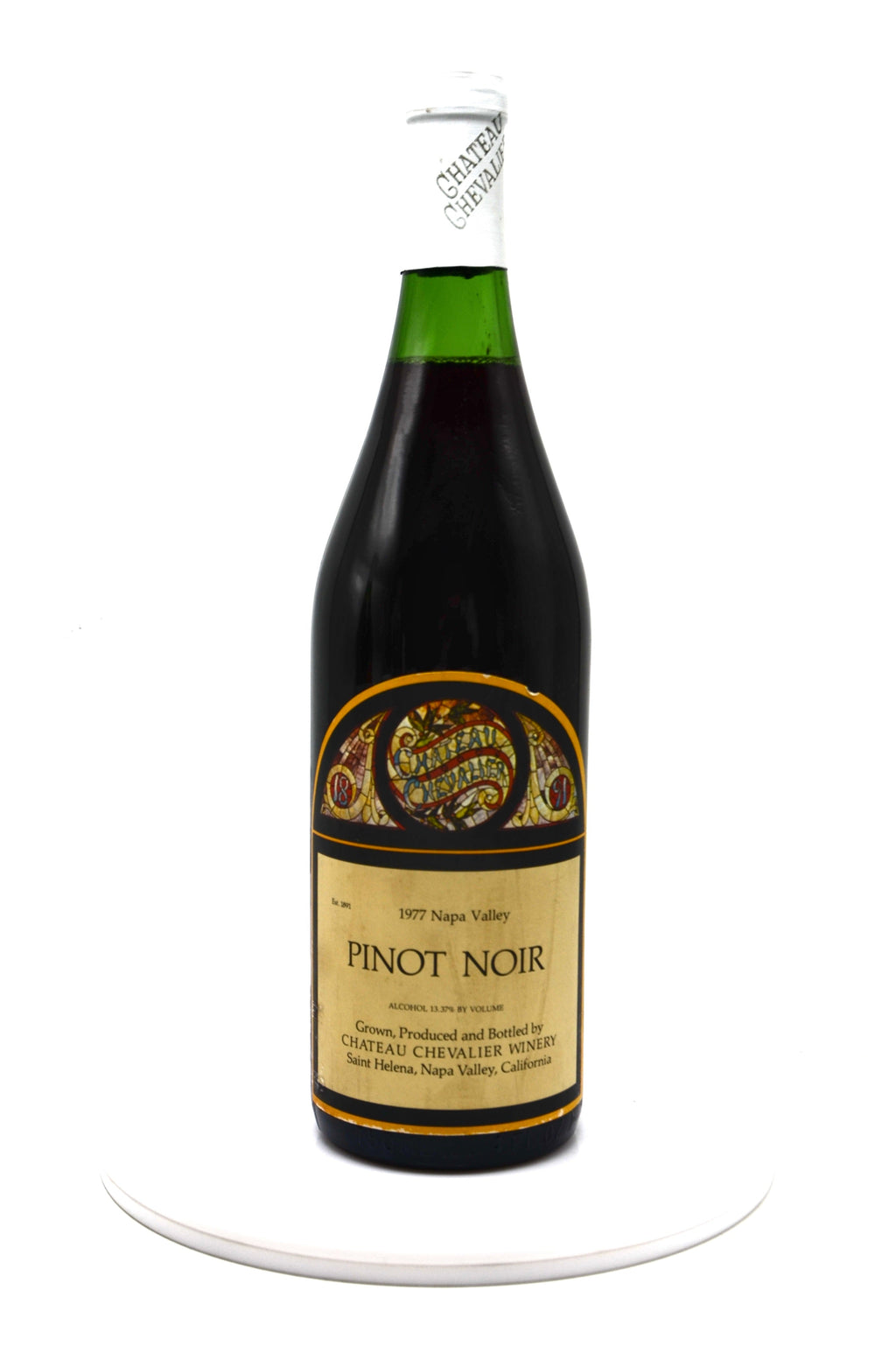 1977 Chateau Chevalier Pinot Noir, Saint Helena, Napa Valley