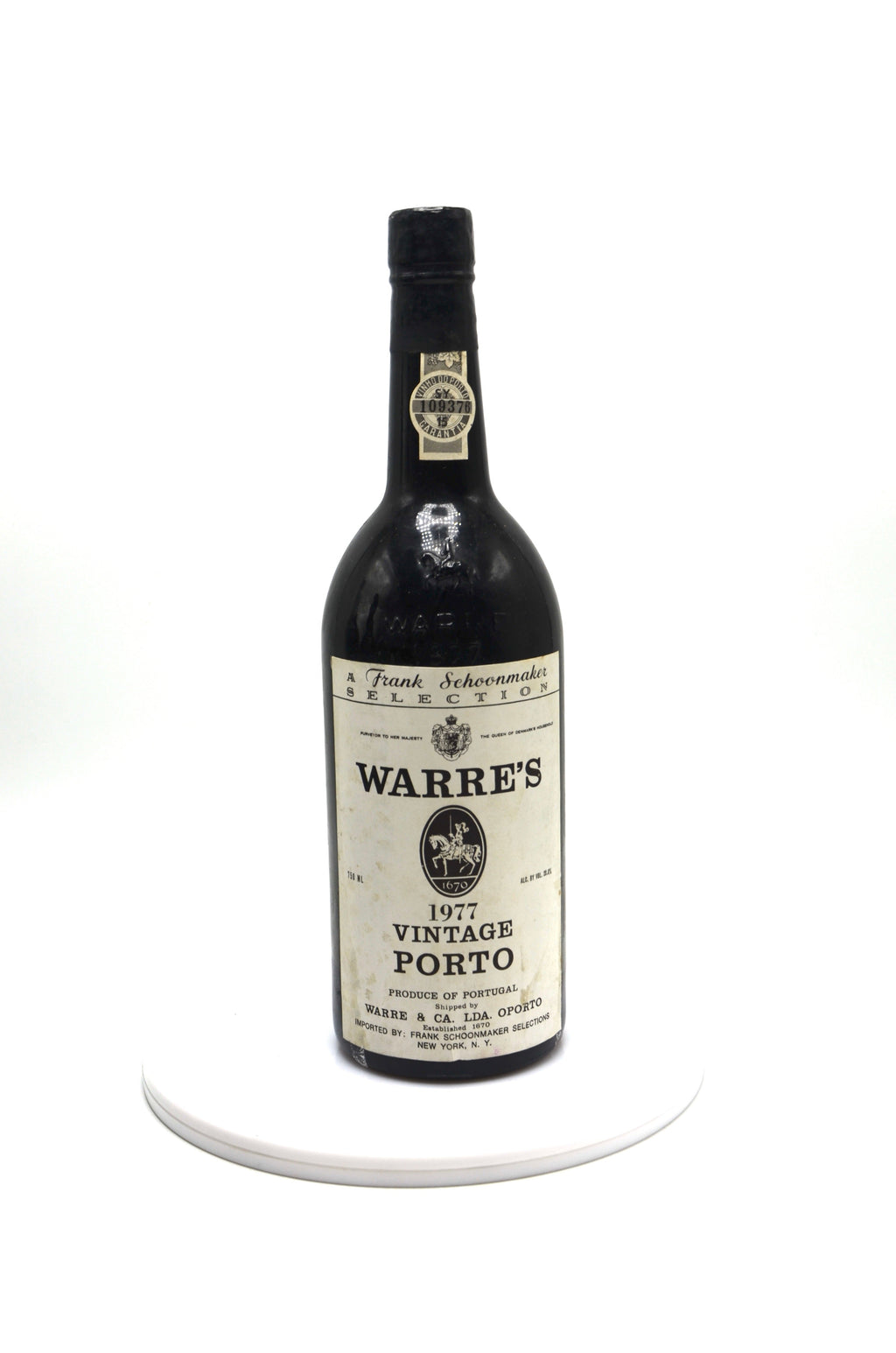 1977 Warre's Vintage Port