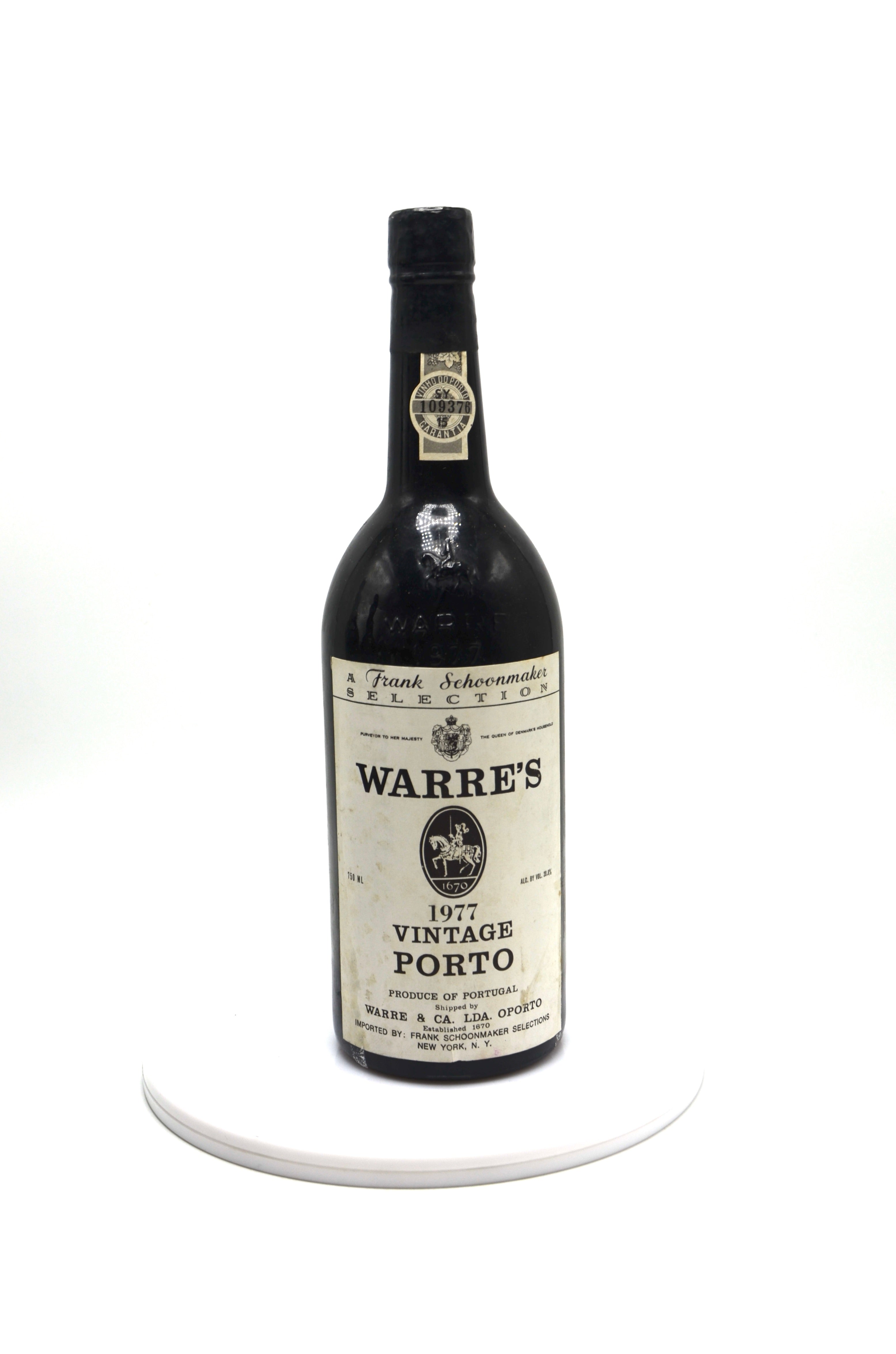 1977 Warre's Vintage Port