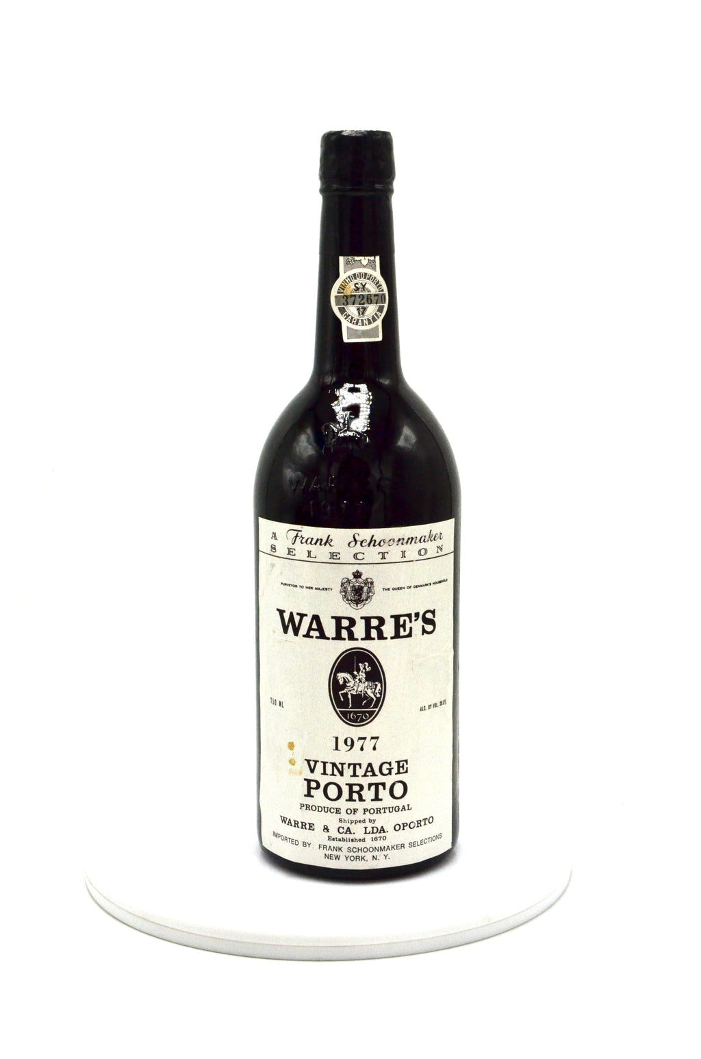 1977 Warre's Vintage Port