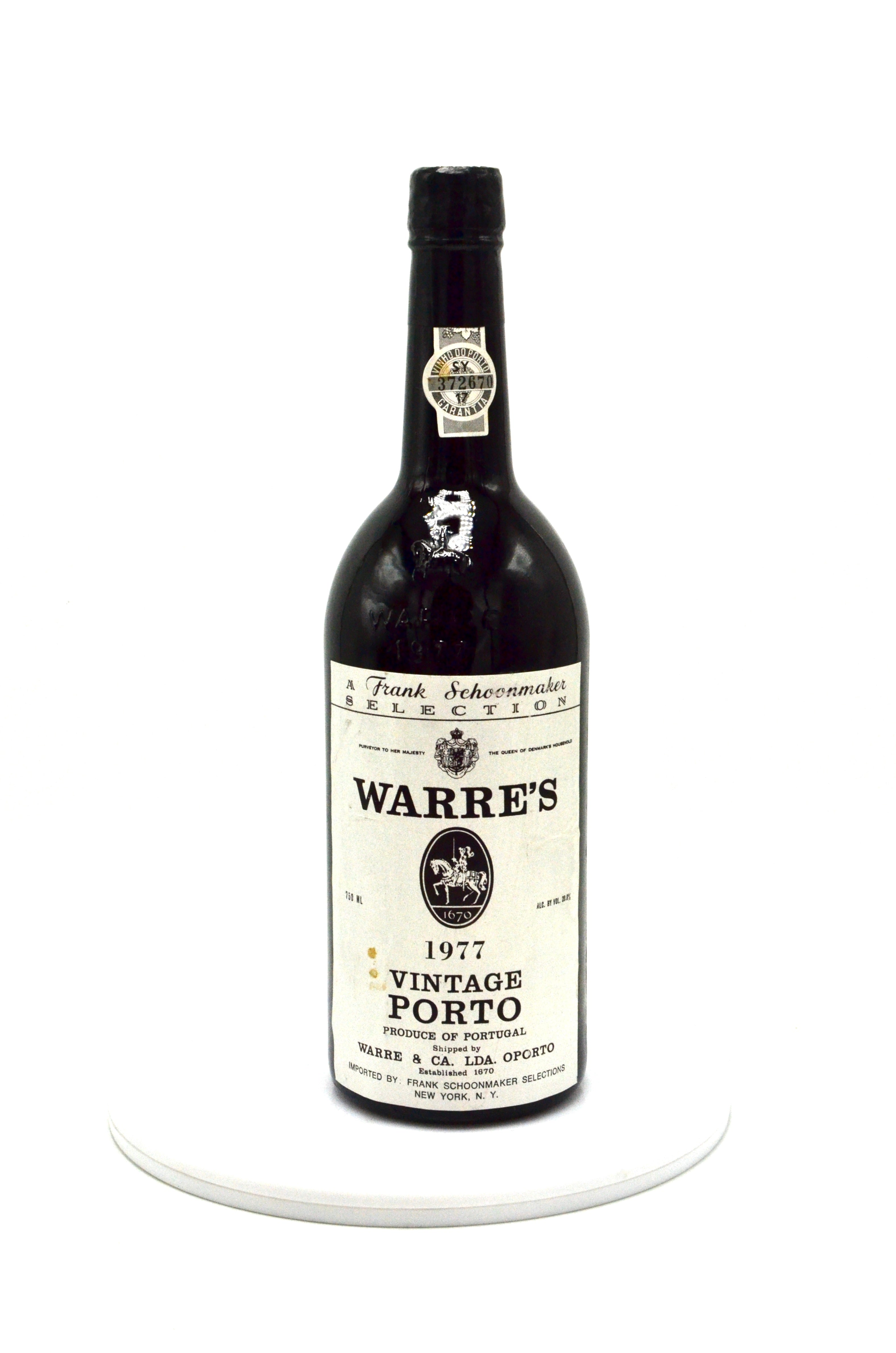 1977 Warre's Vintage Port